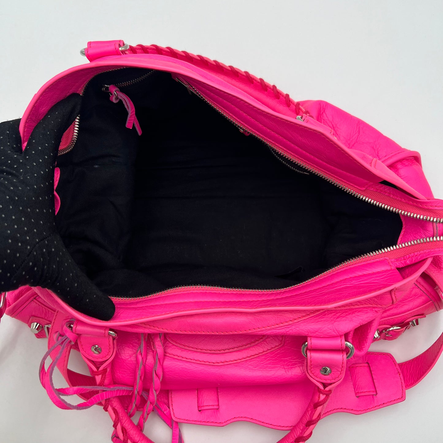 Balenciaga Bright Pink Classic City SHW