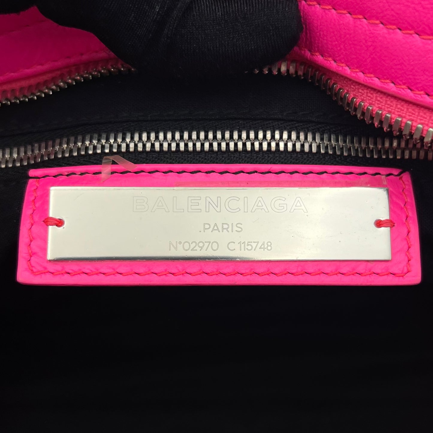 Balenciaga Bright Pink Classic City SHW