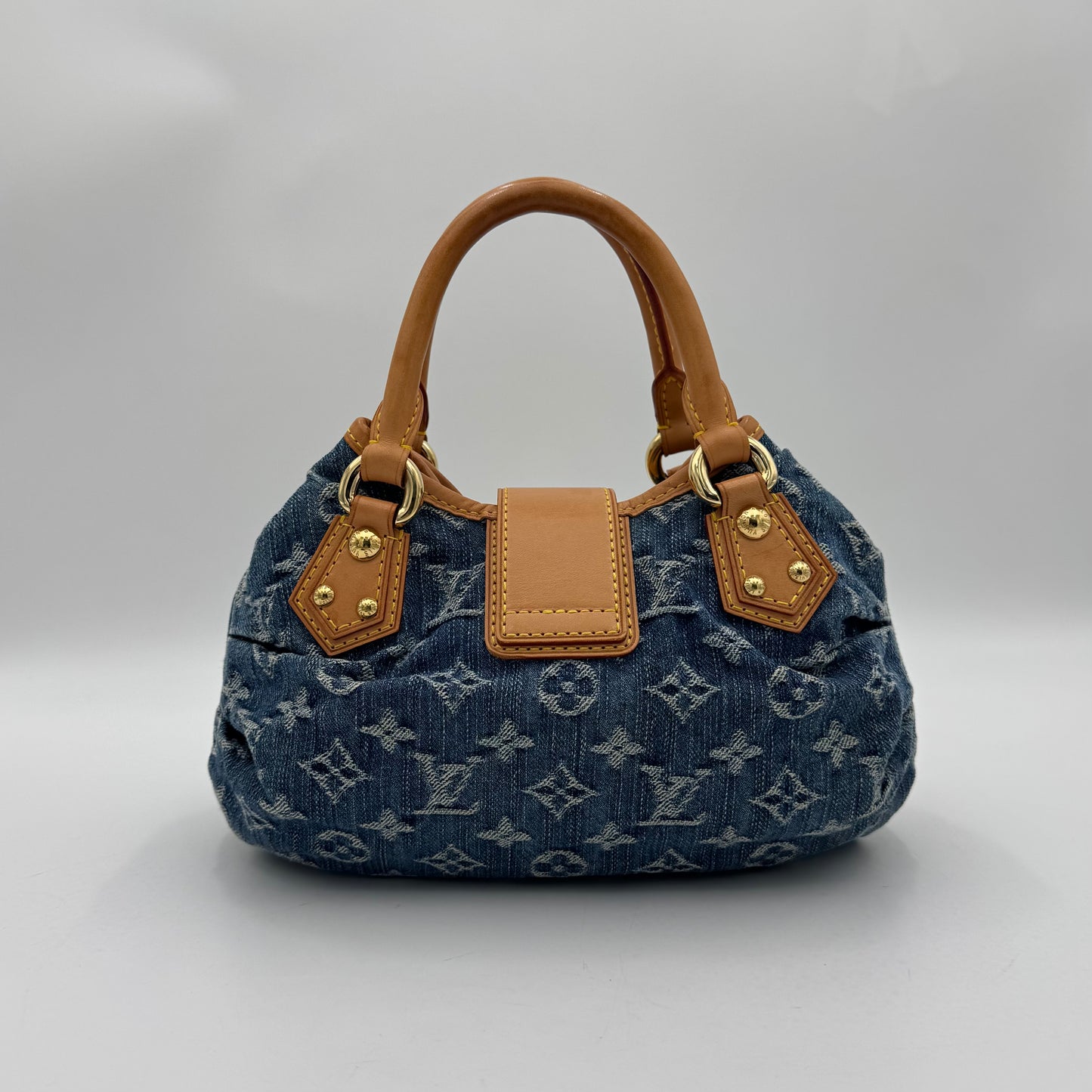 Louis Vuitton Blue Monogram Denim Pleaty Bag