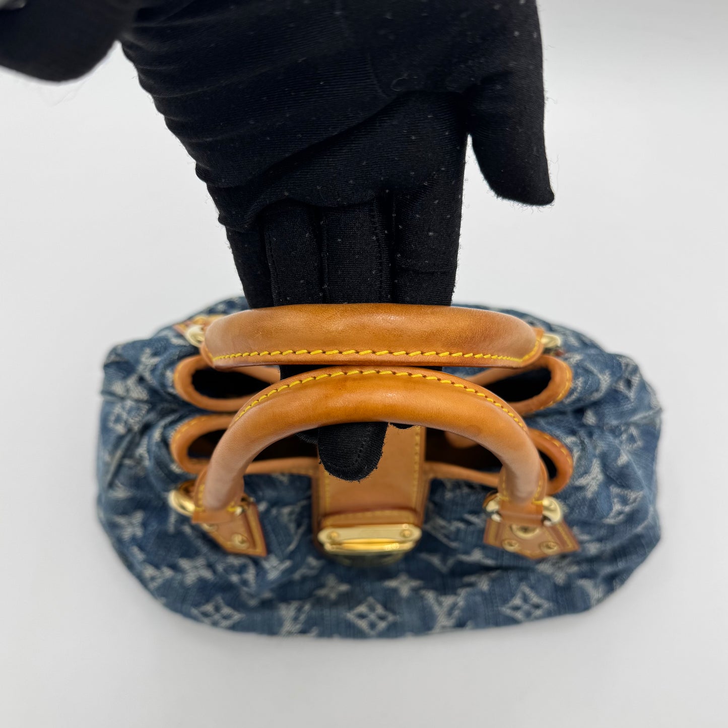 Louis Vuitton Blue Monogram Denim Pleaty Bag