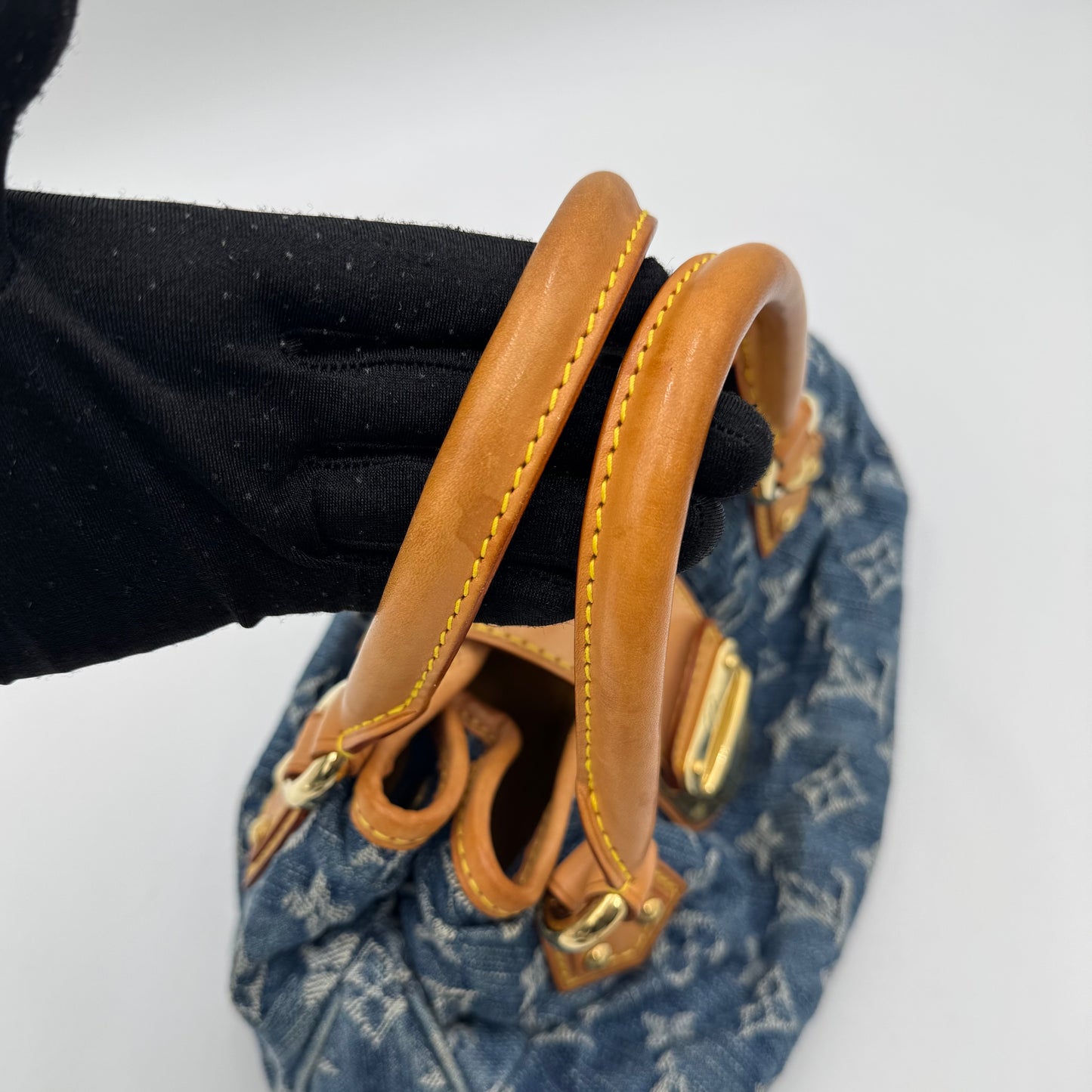 Louis Vuitton Blue Monogram Denim Pleaty Bag