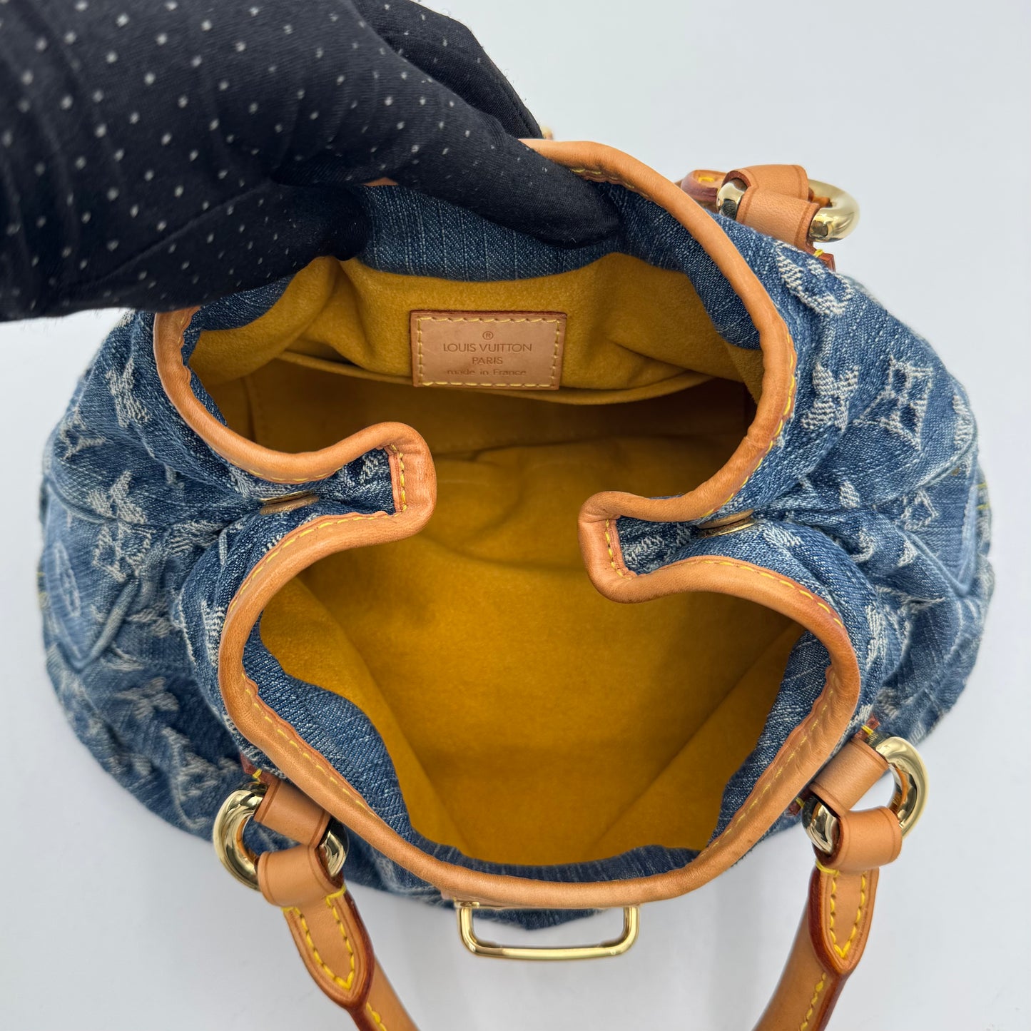 Louis Vuitton Blue Monogram Denim Pleaty Bag