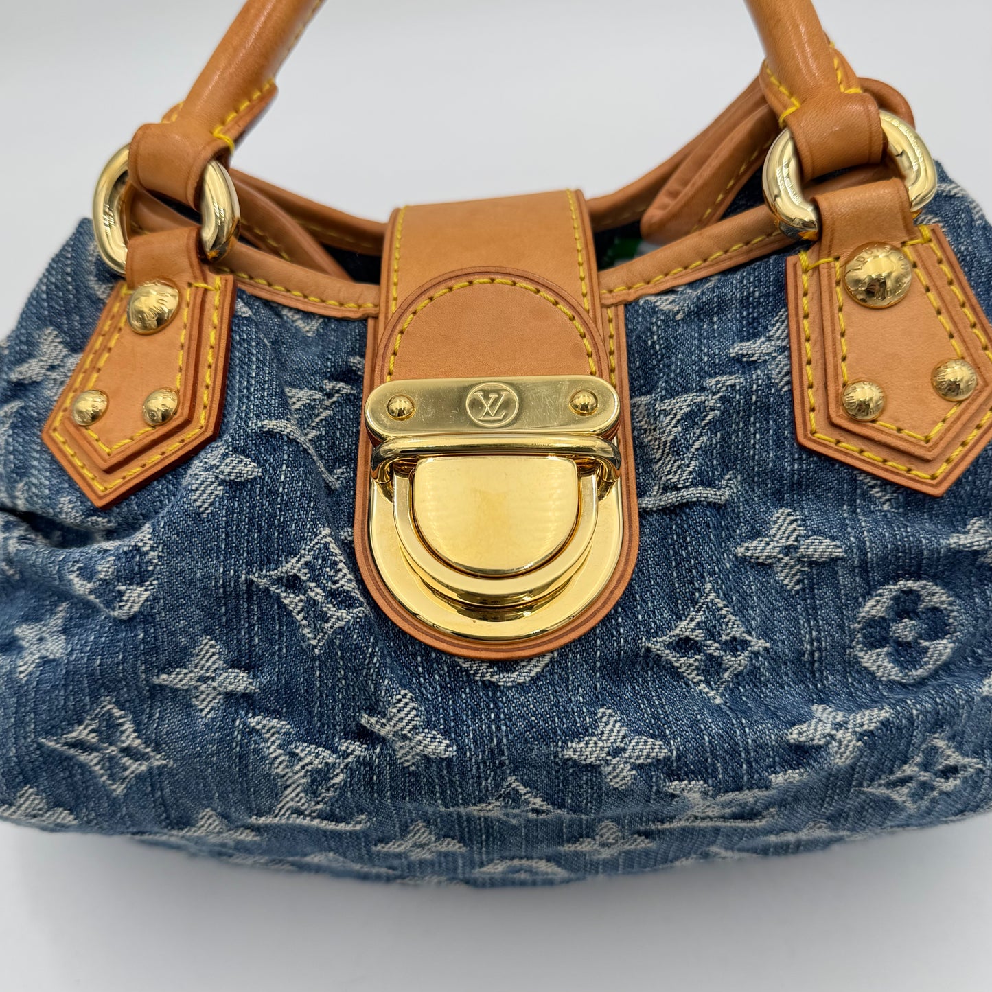Louis Vuitton Blue Monogram Denim Pleaty Bag