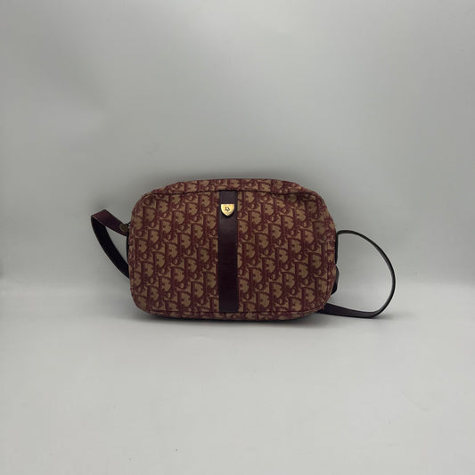 Christian Dior Burgundy Oblique Crossbody