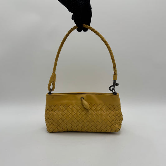 Bottega Veneta Yellow Intrecciato Pochette