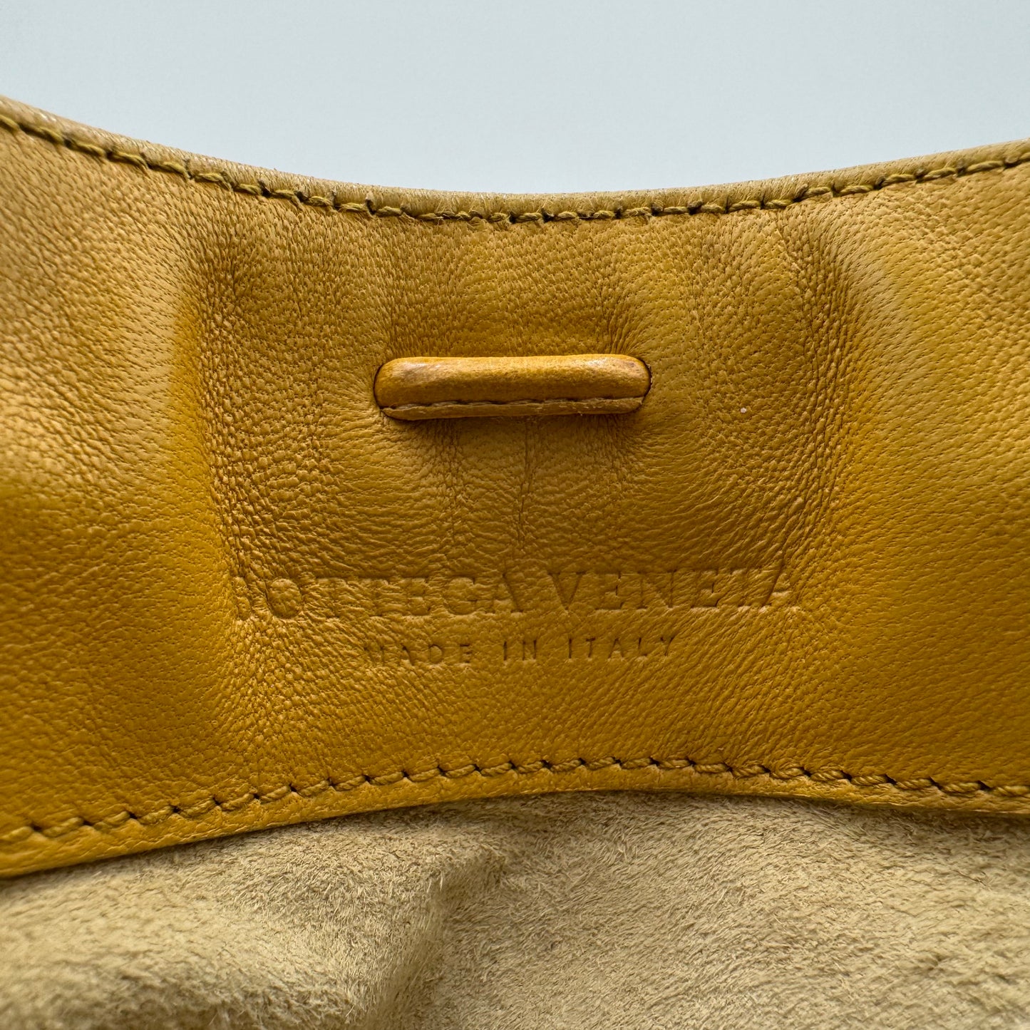 Bottega Veneta Yellow Intrecciato Pochette