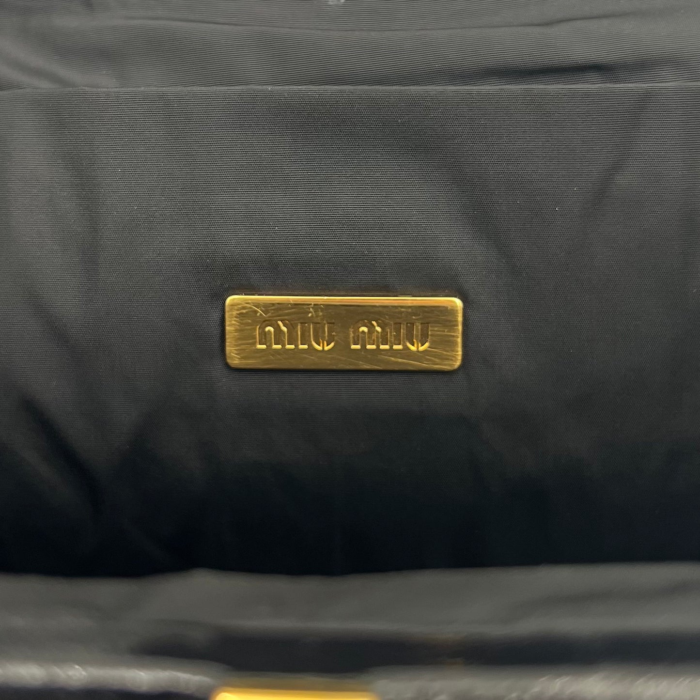 Miu Miu Vintage Black Pink Braided Leather Kisslock Handbag