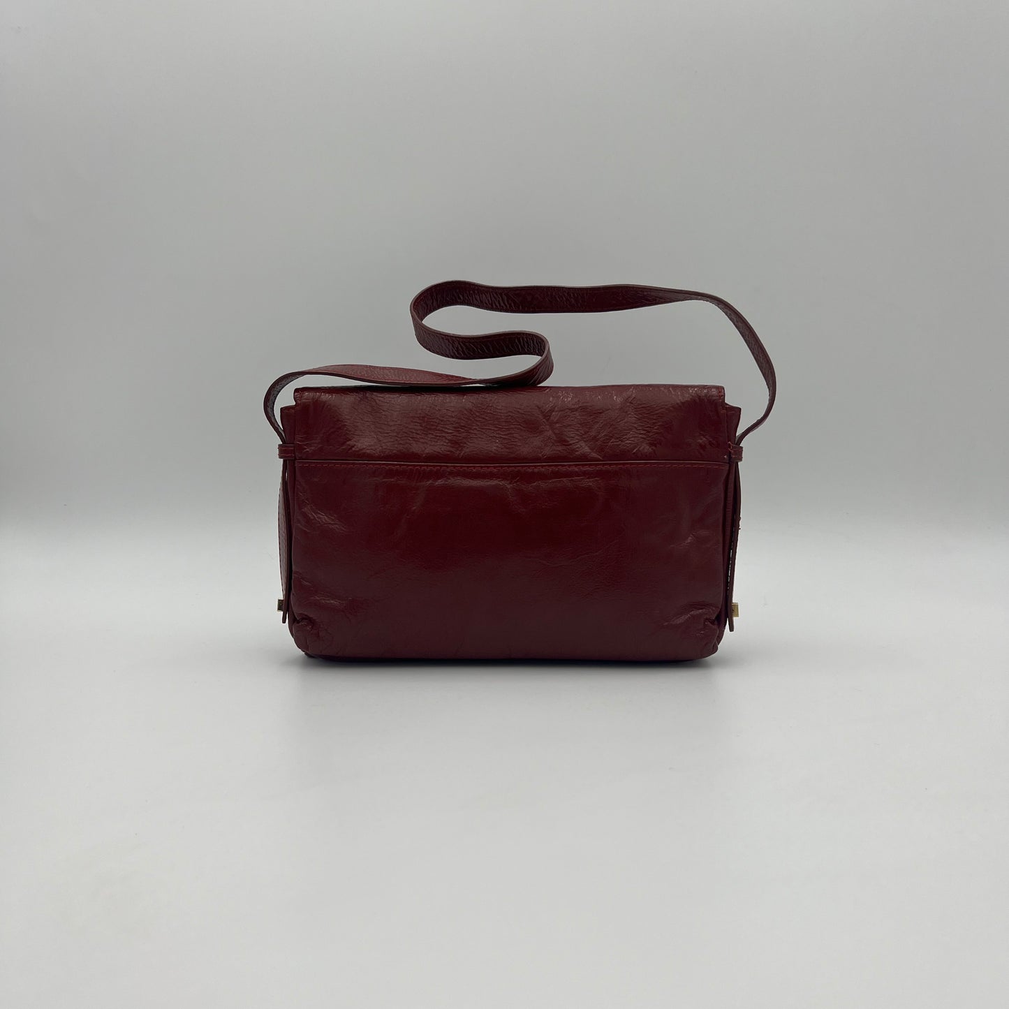Fendi Burgundy Leather Sweety Sweet Baguette