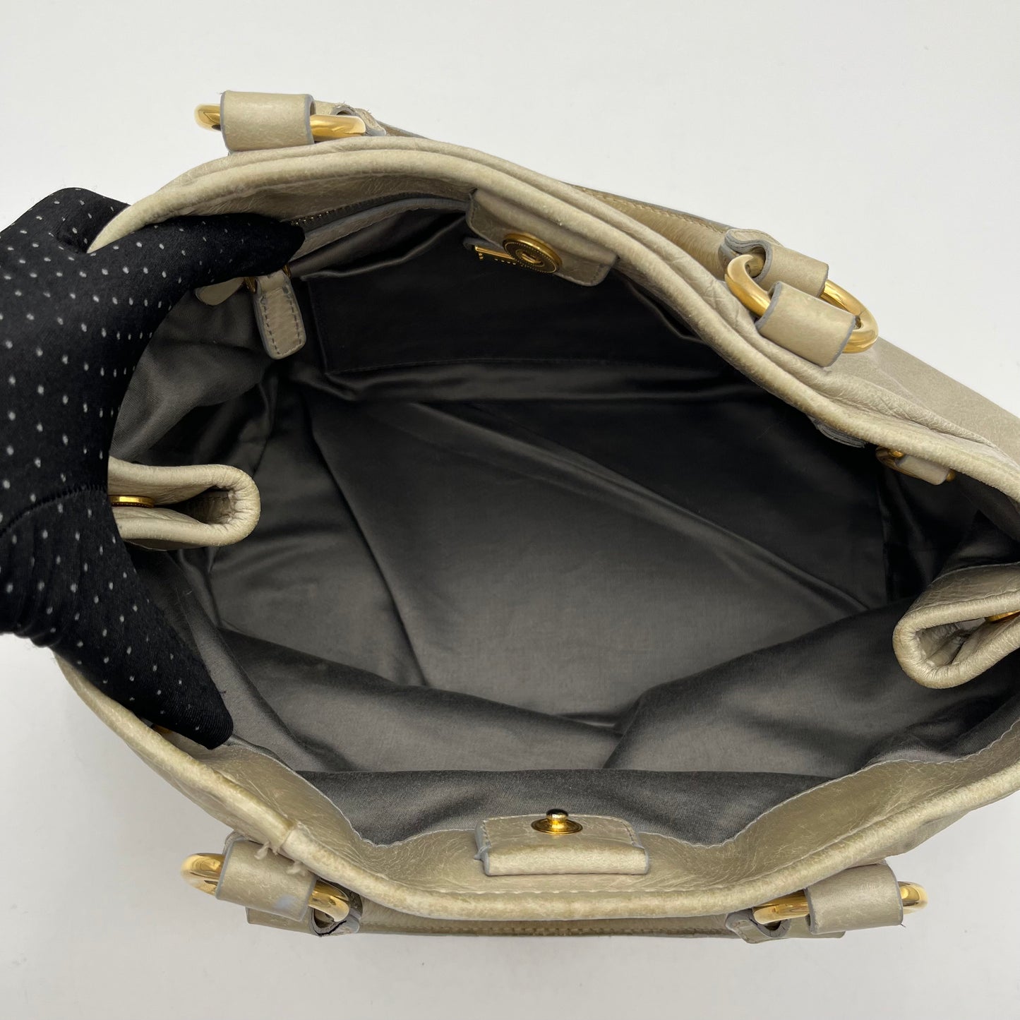 Miu Miu Vitello Leather Handbag
