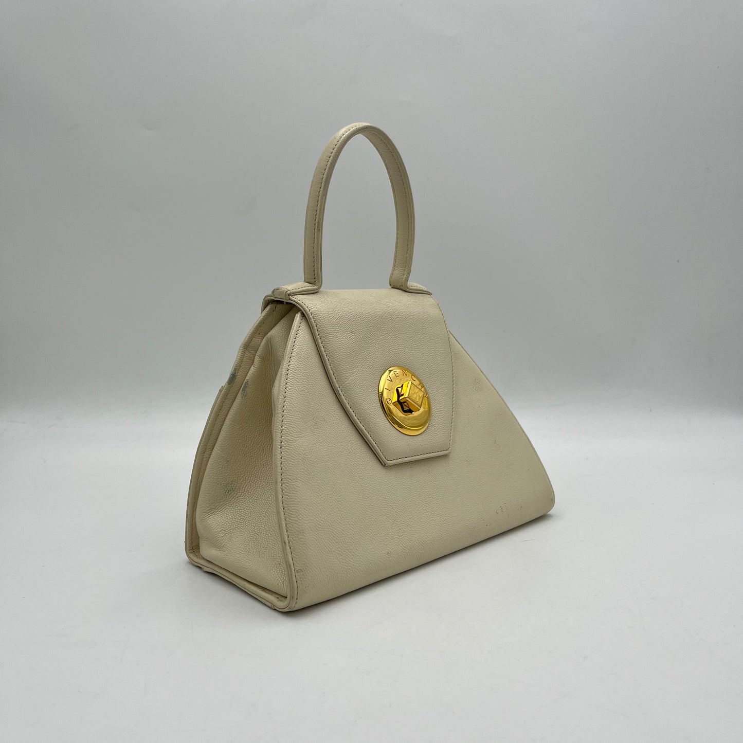 Givenchy Sacs White Leather Top Handle