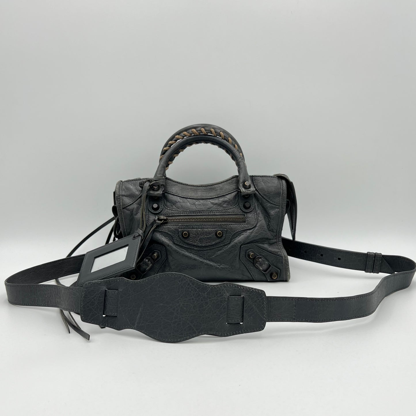 Balenciaga Gray Mini City