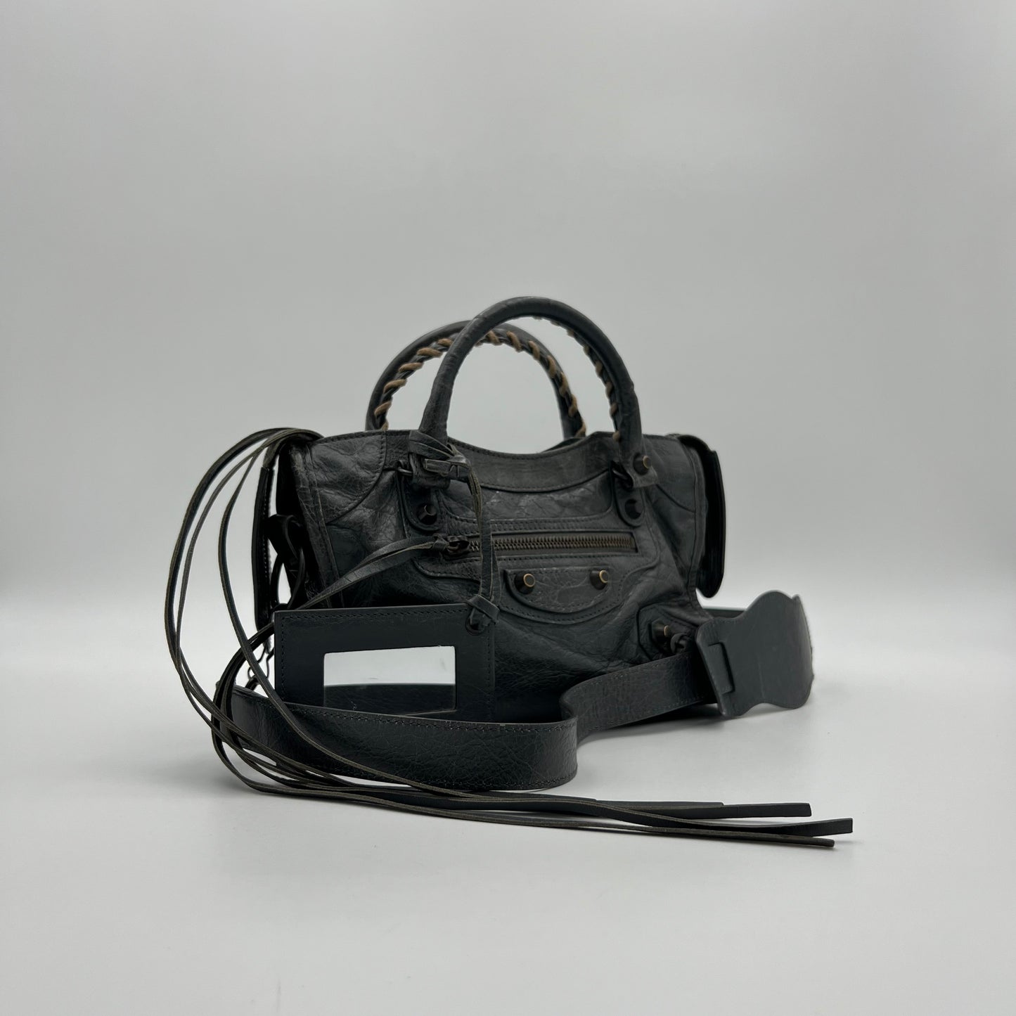 Balenciaga Gray Mini City