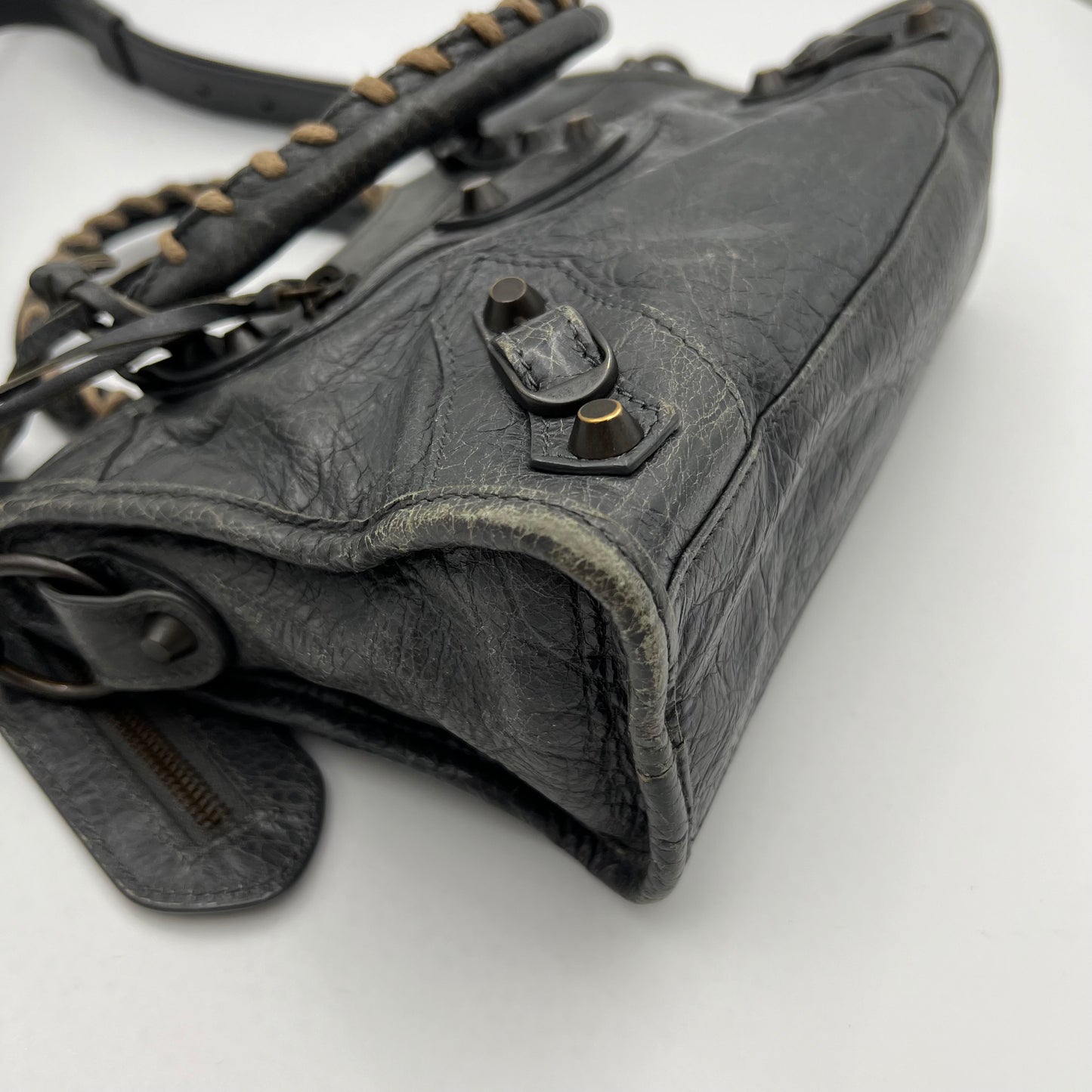 Balenciaga Gray Mini City