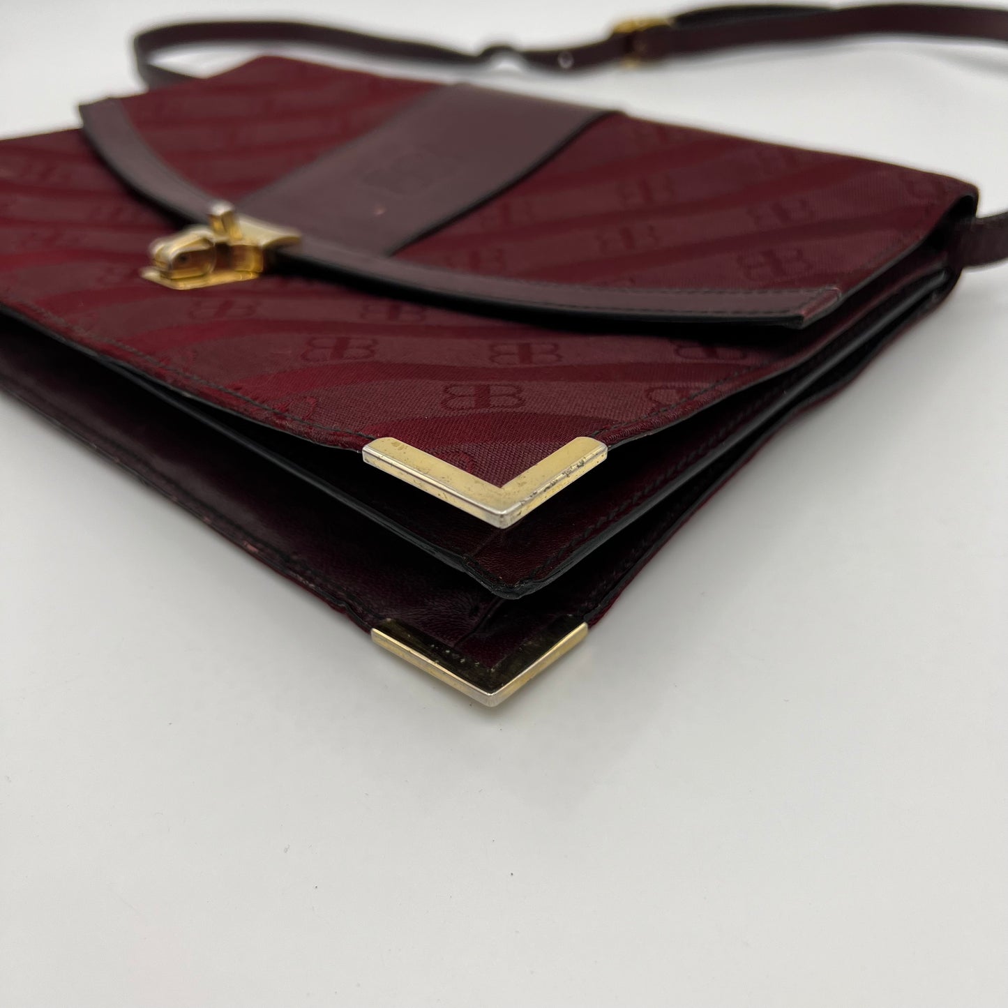 Balenciaga Vintage Bordeaux Shoulder Bag