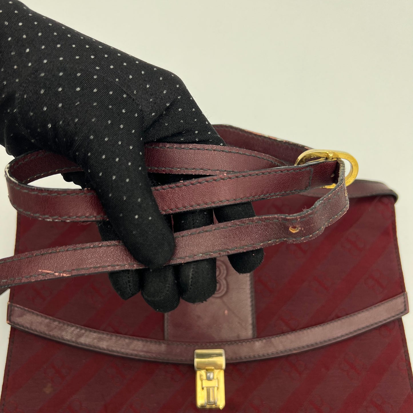 Balenciaga Vintage Bordeaux Shoulder Bag