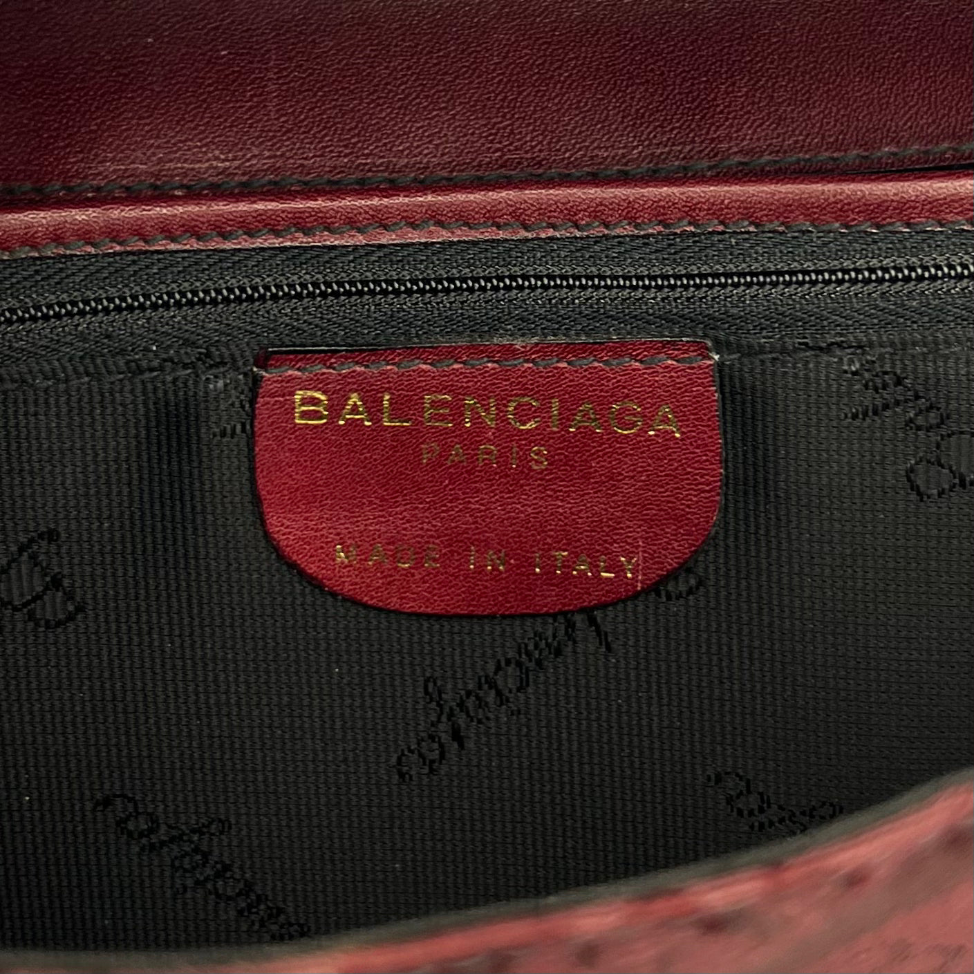 Balenciaga Vintage Bordeaux Shoulder Bag