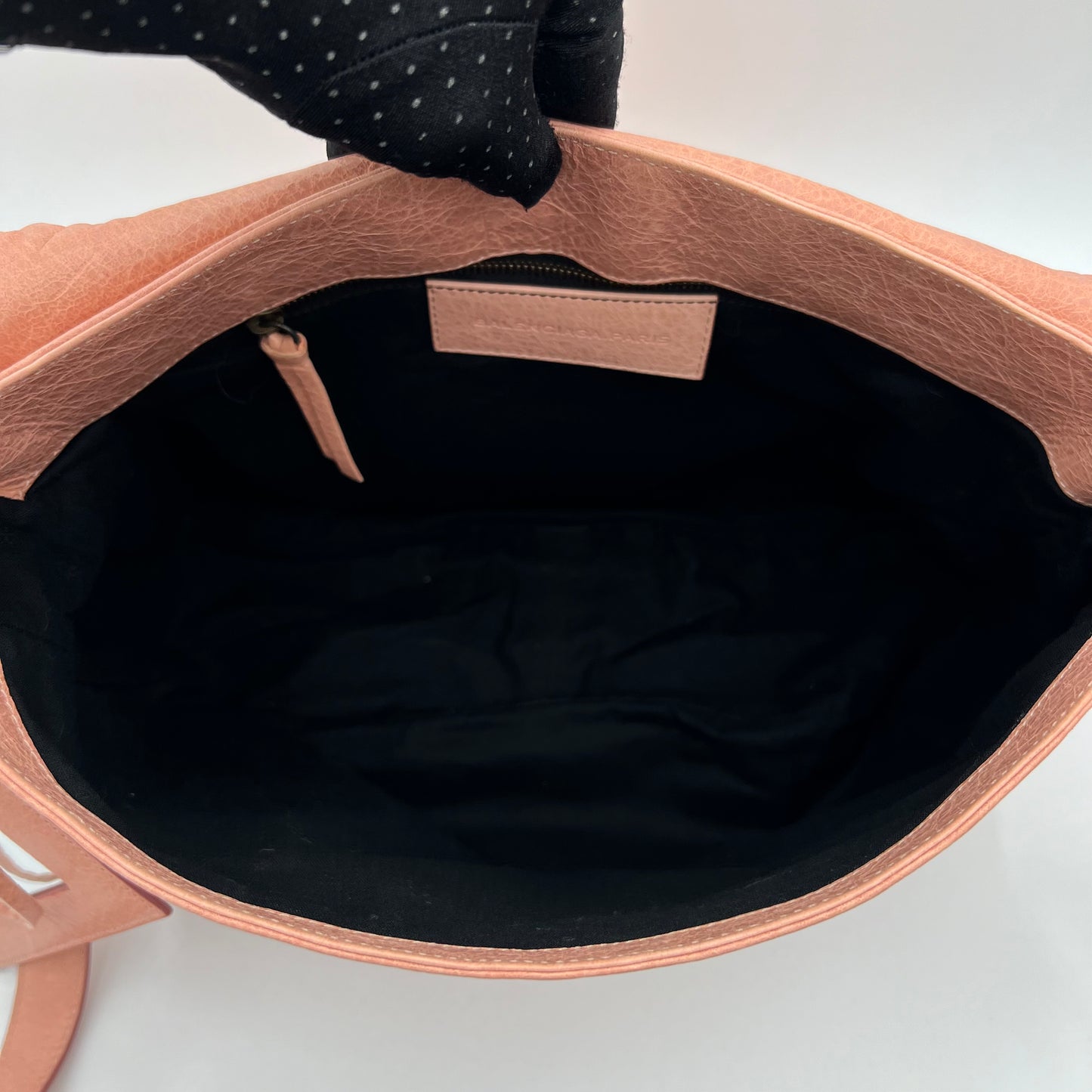 Balenciaga Rose Peche Leather Giant 12 First Handbag GHW