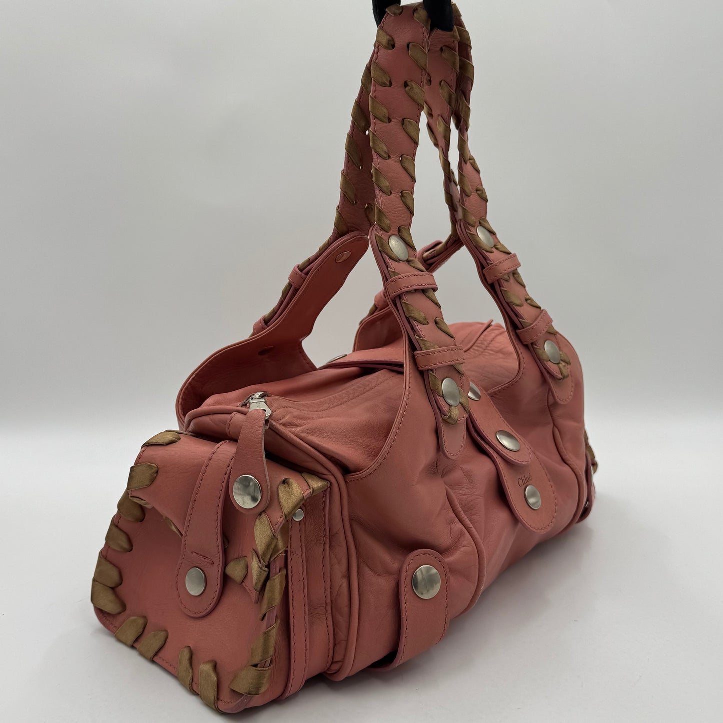 Chloe Pink Leather Silverado