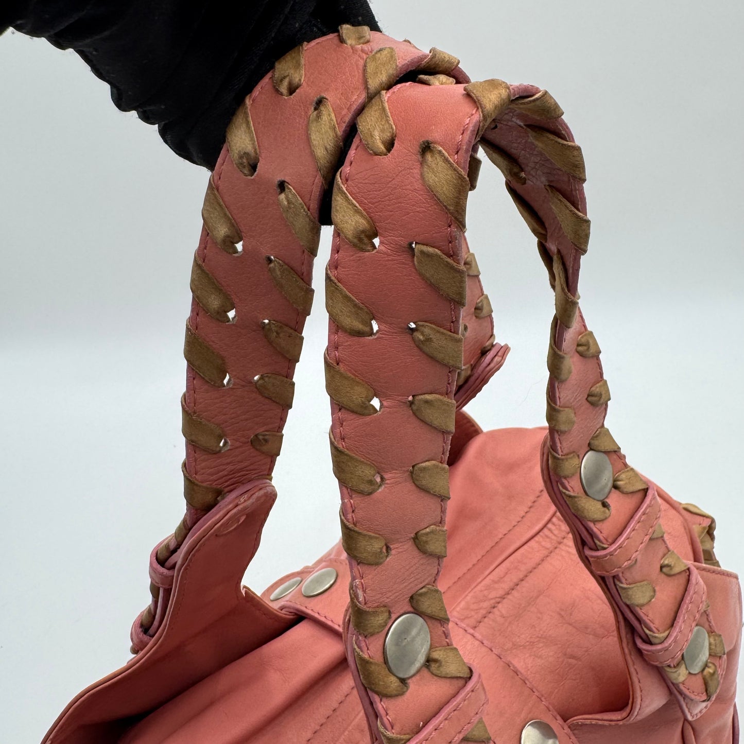 Chloe Pink Leather Silverado