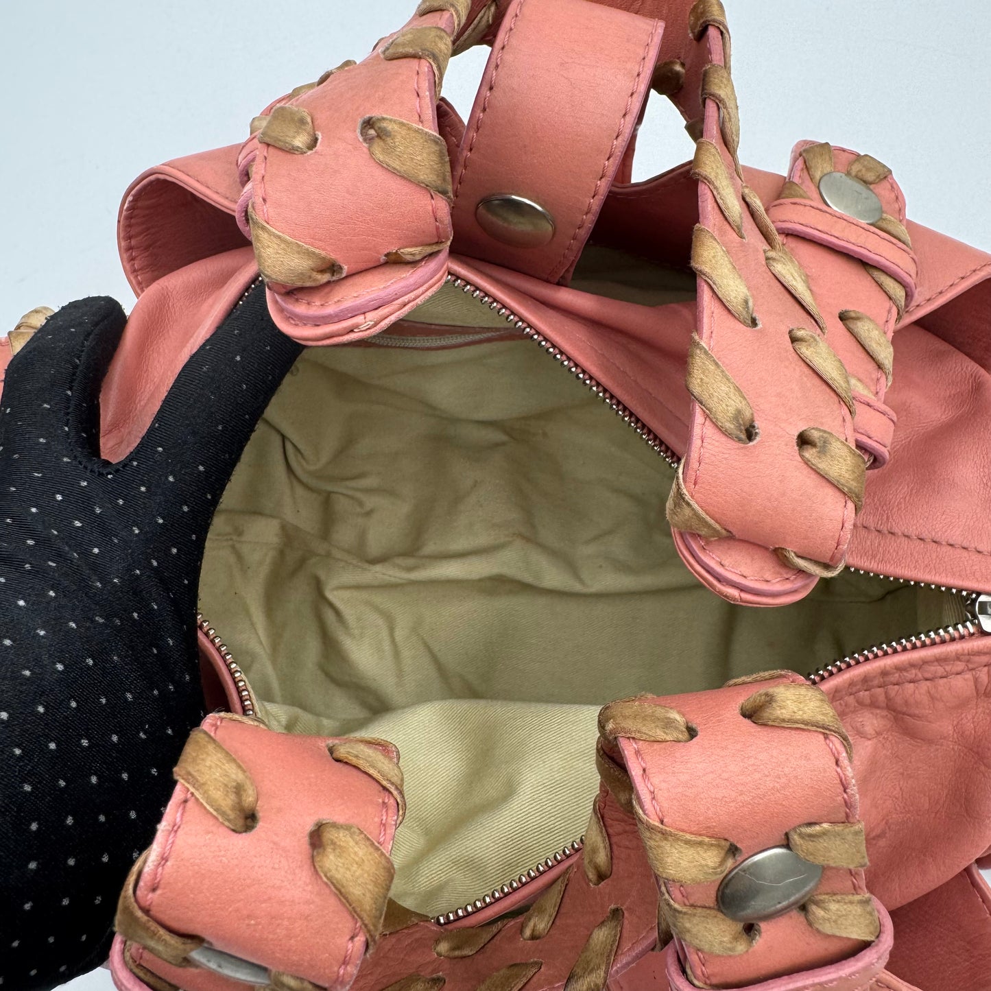 Chloe Pink Leather Silverado