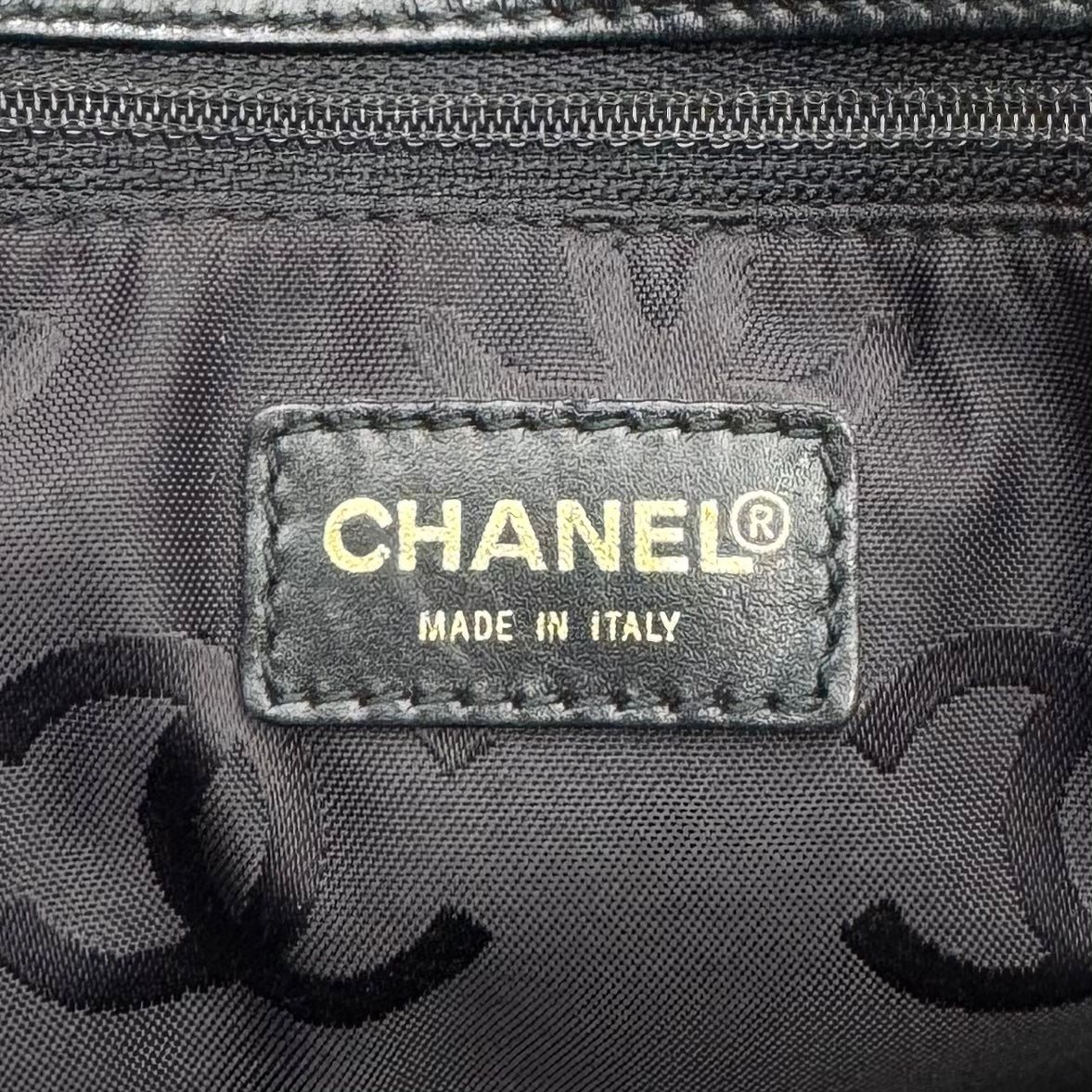 Chanel Black Calfskin Wild Stitch Large Tote Series 7