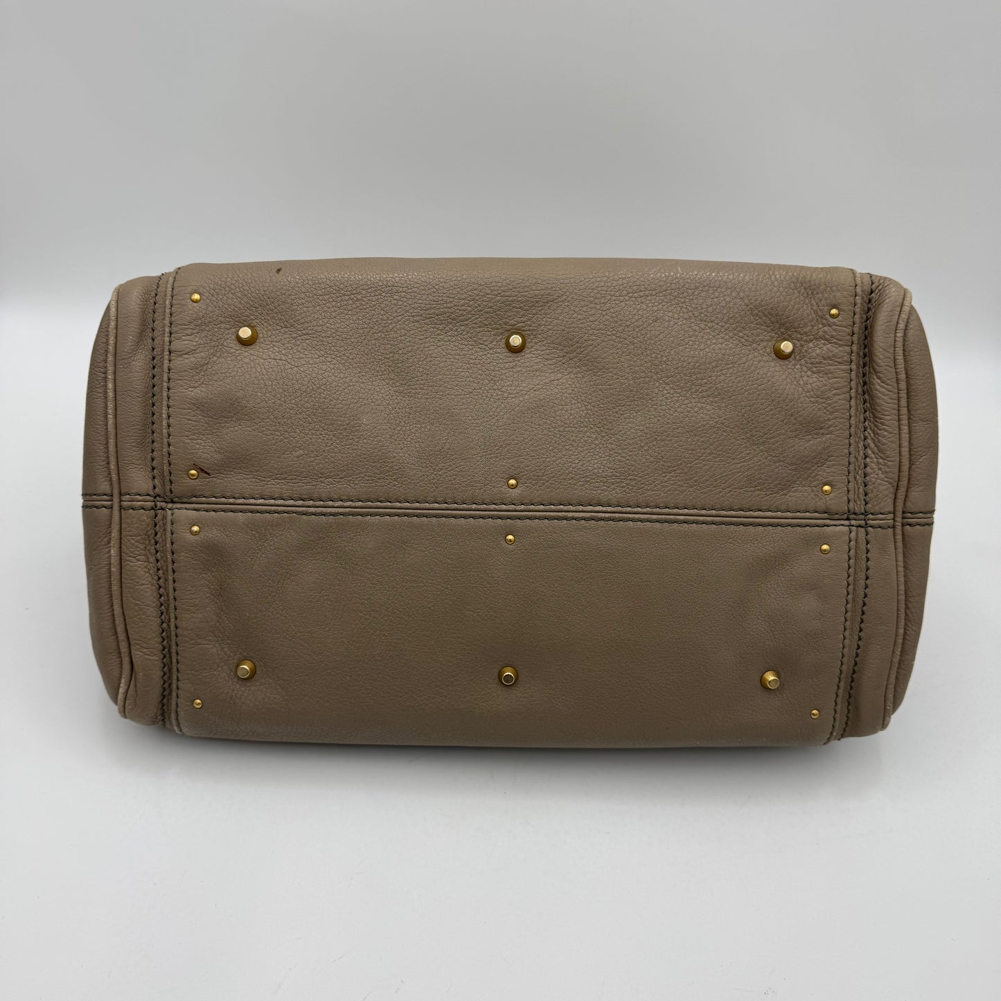 Chloe Taupe Leather Paddington GHW