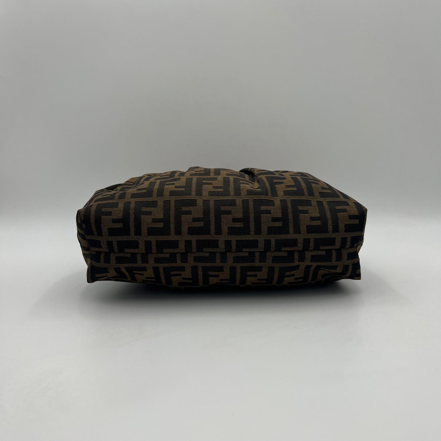 Fendi Tobacco Zucca Pink Leather Zip Chef Tote