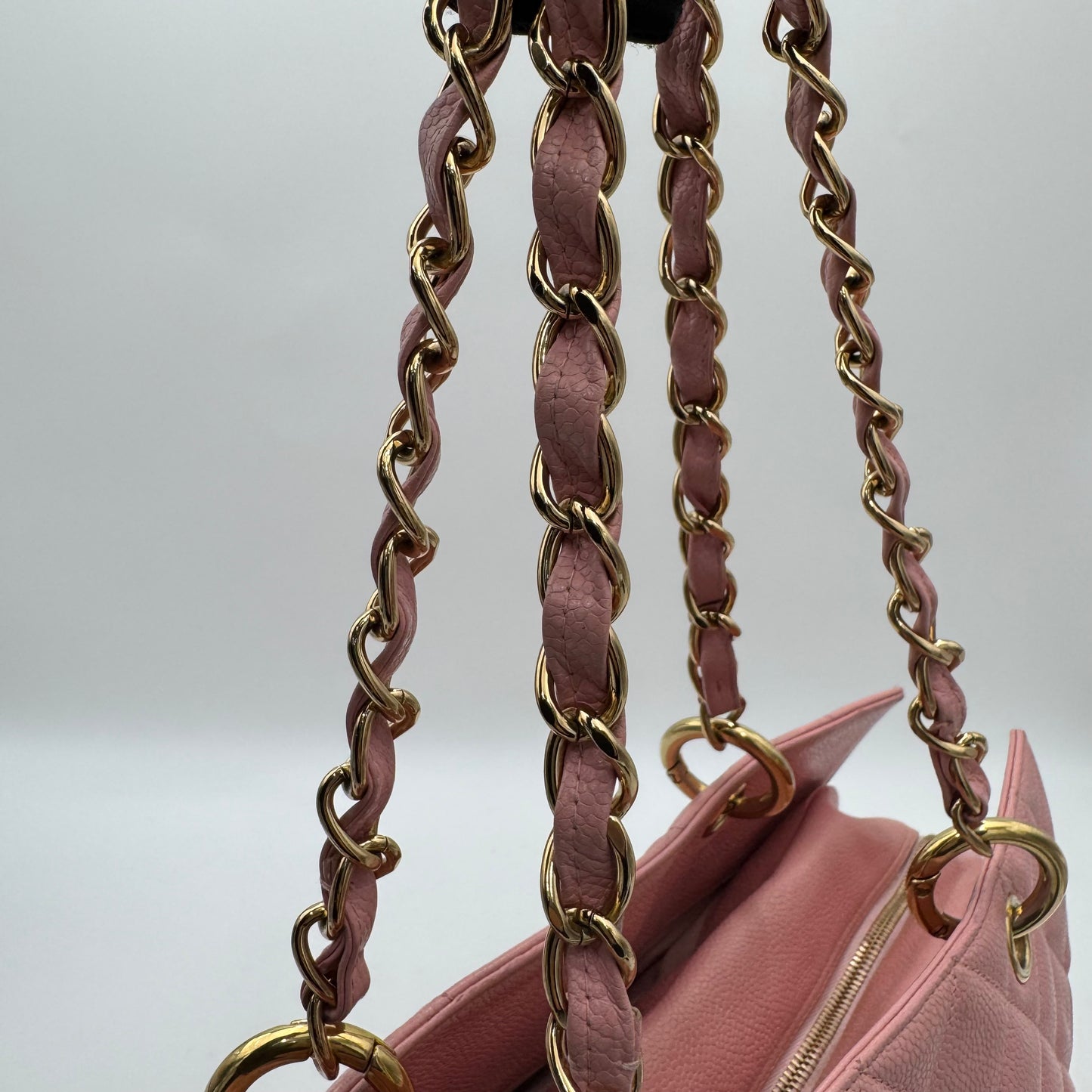 Chanel Pink Caviar Petite Timeless Shopping Tote PTT (Series 8)