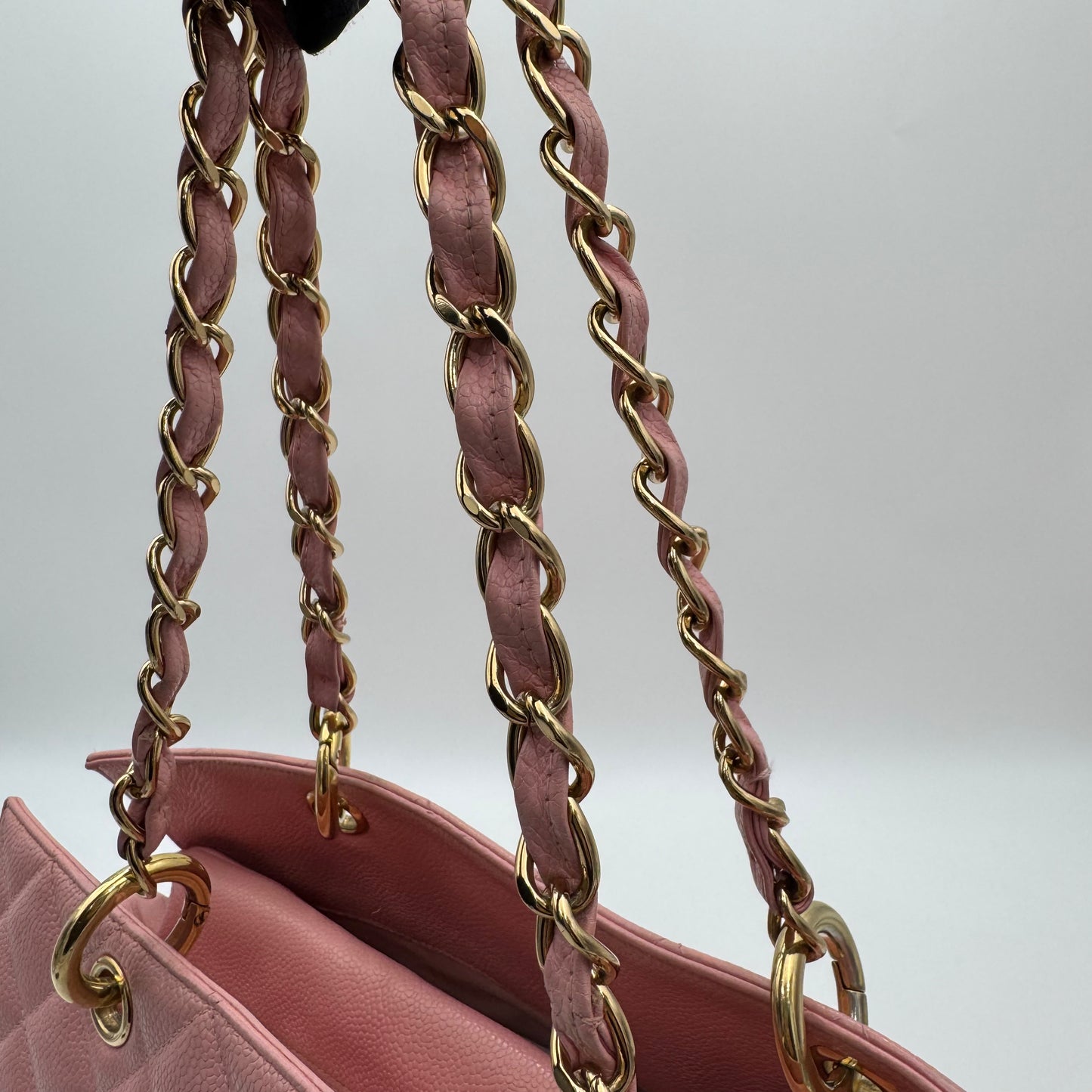 Chanel Pink Caviar Petite Timeless Shopping Tote PTT (Series 8)