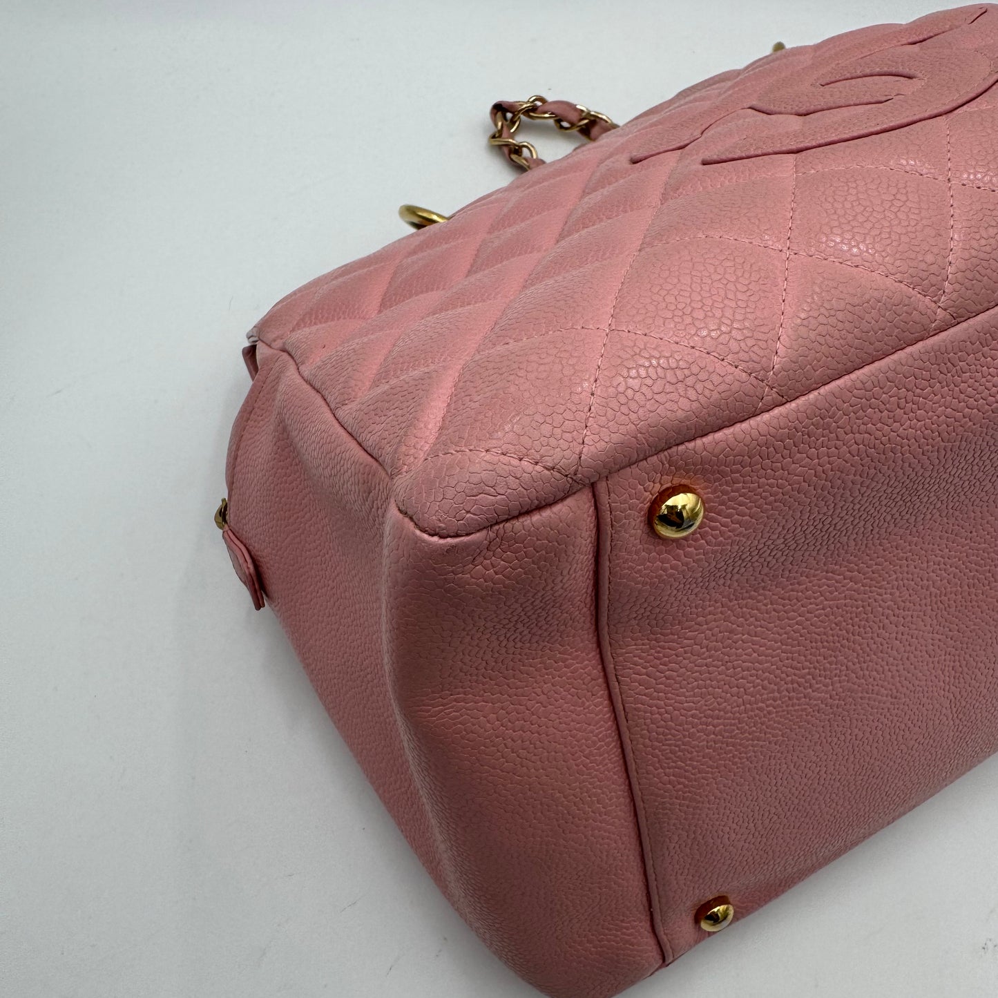 Chanel Pink Caviar Petite Timeless Shopping Tote PTT (Series 8)