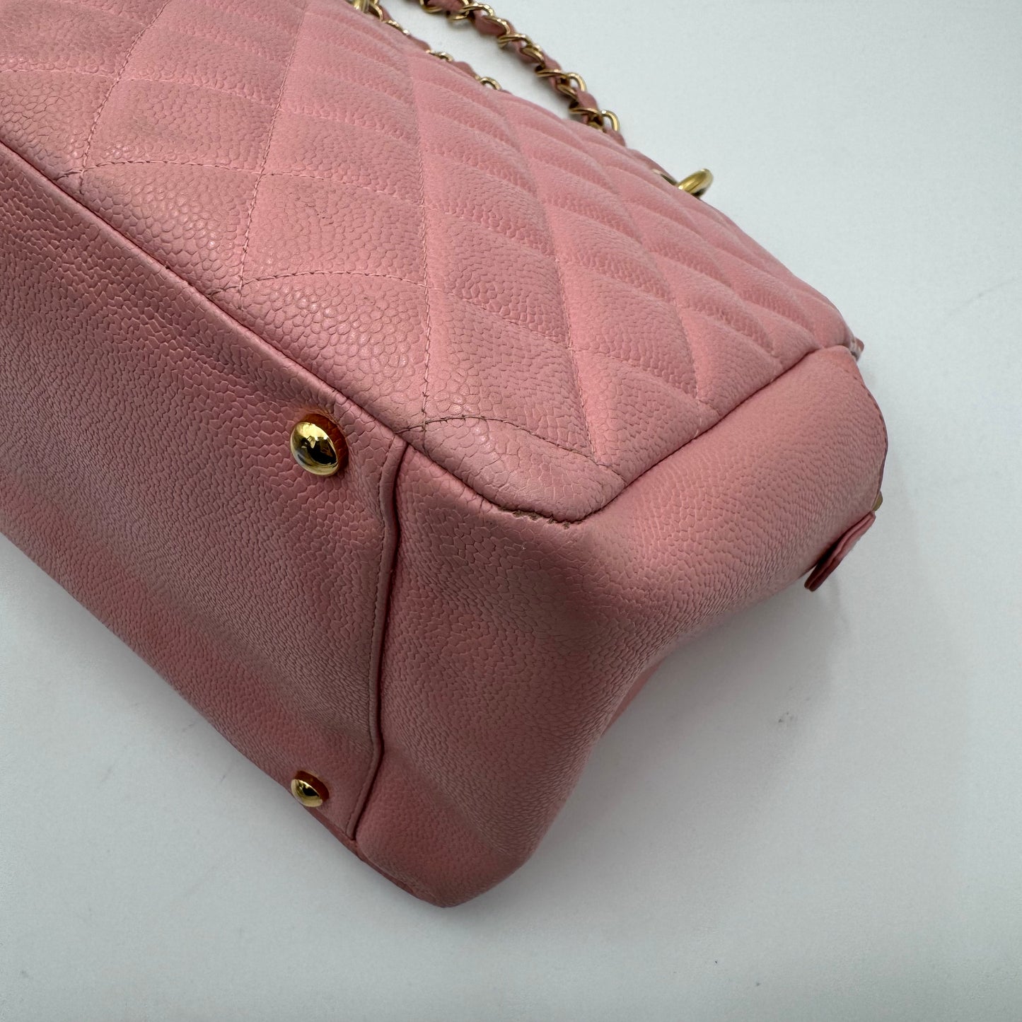 Chanel Pink Caviar Petite Timeless Shopping Tote PTT (Series 8)