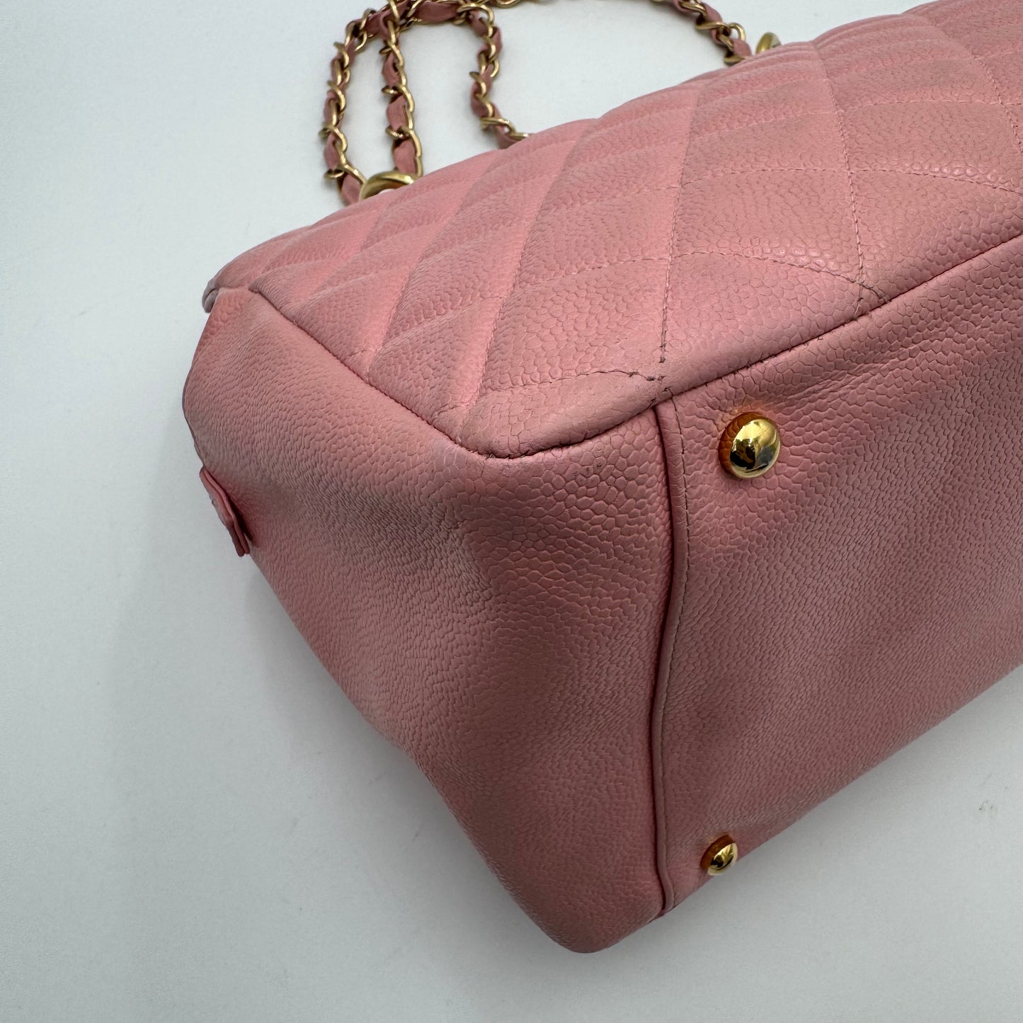 Chanel Pink Caviar Petite Timeless Shopping Tote PTT (Series 8)