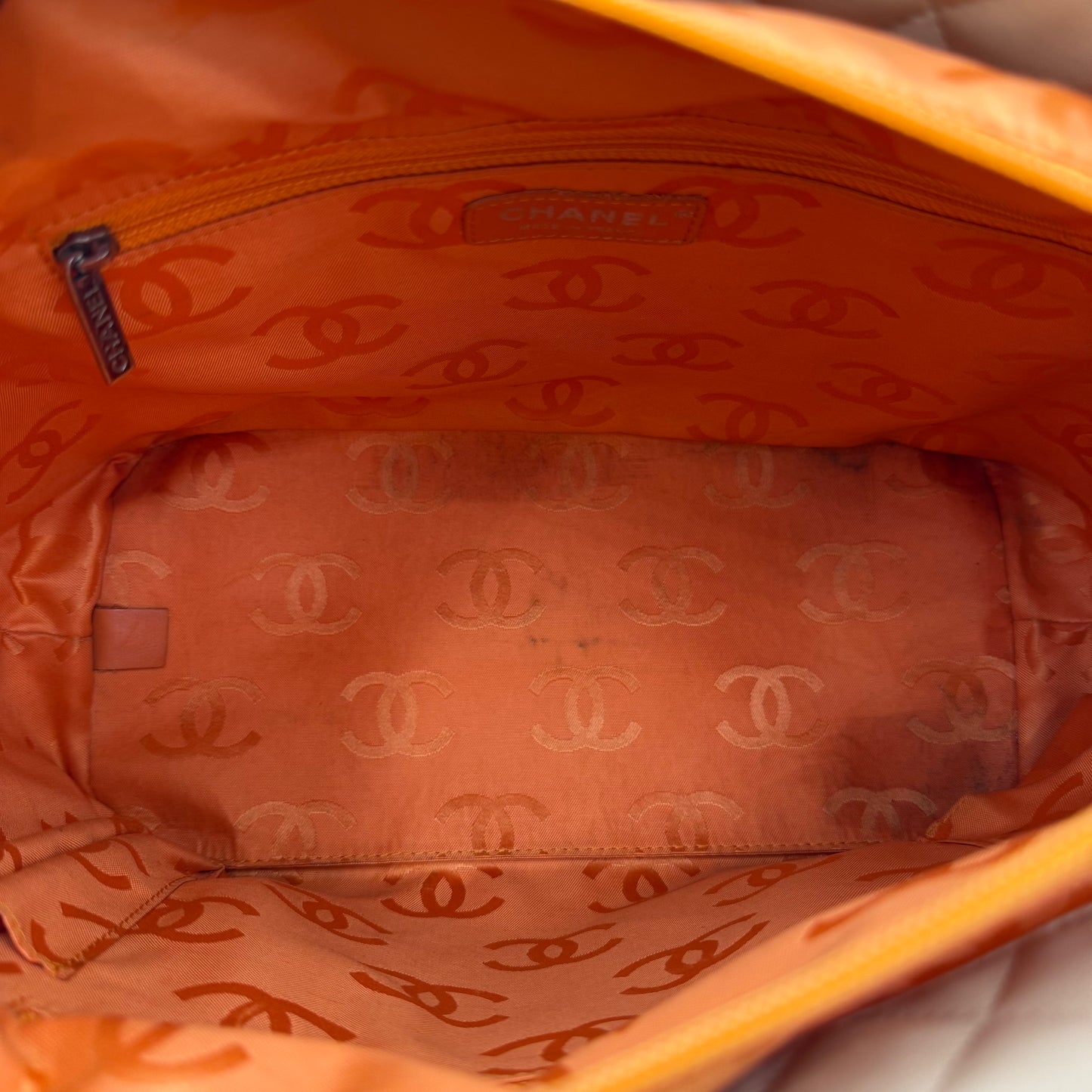 Chanel Beige Quilted Cambon Ligne Tote (Series 10)