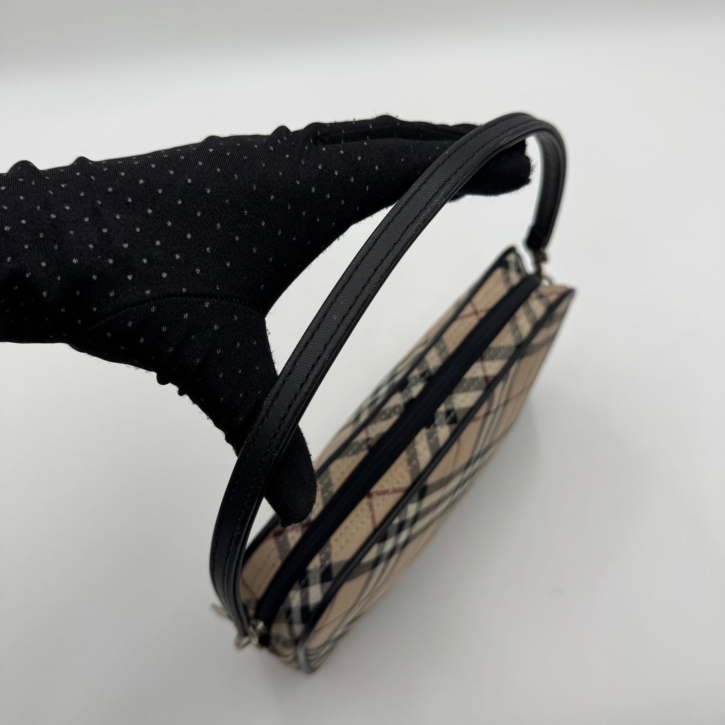 Burberry Blue Label Nova Check Nylon Pochette