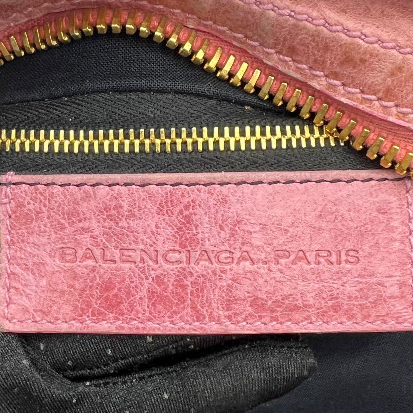 Balenciaga Pink Motocross Part Time Giant 21 City Bag GHW