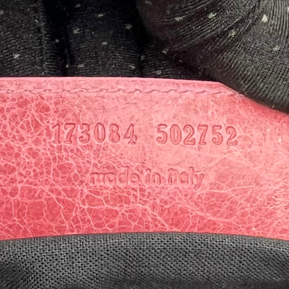 Balenciaga Pink Motocross Part Time Giant 21 City Bag GHW