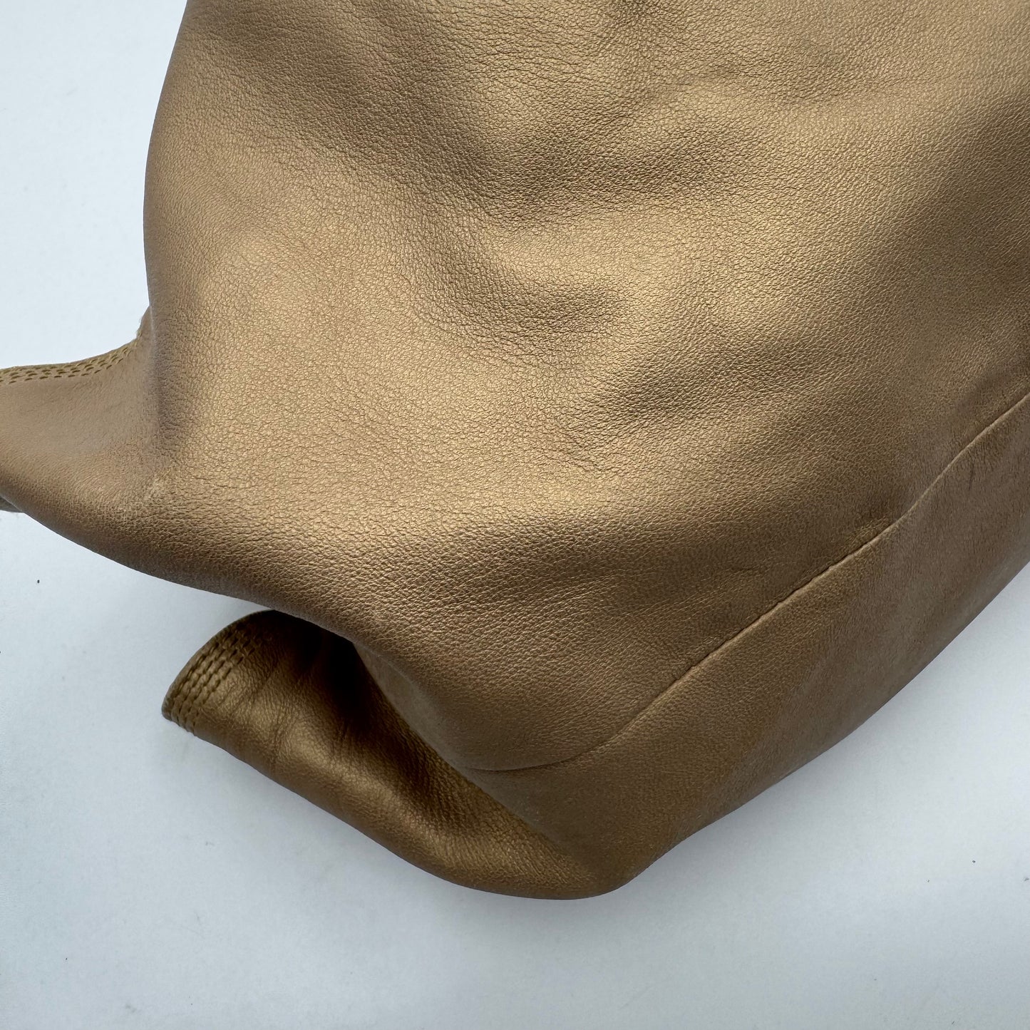 Loewe Gold Anagram Nappa Aire Handbag
