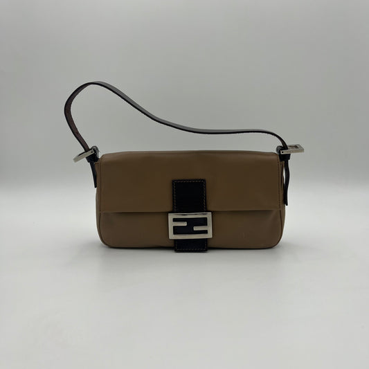 Fendi Brown Leather Baguette