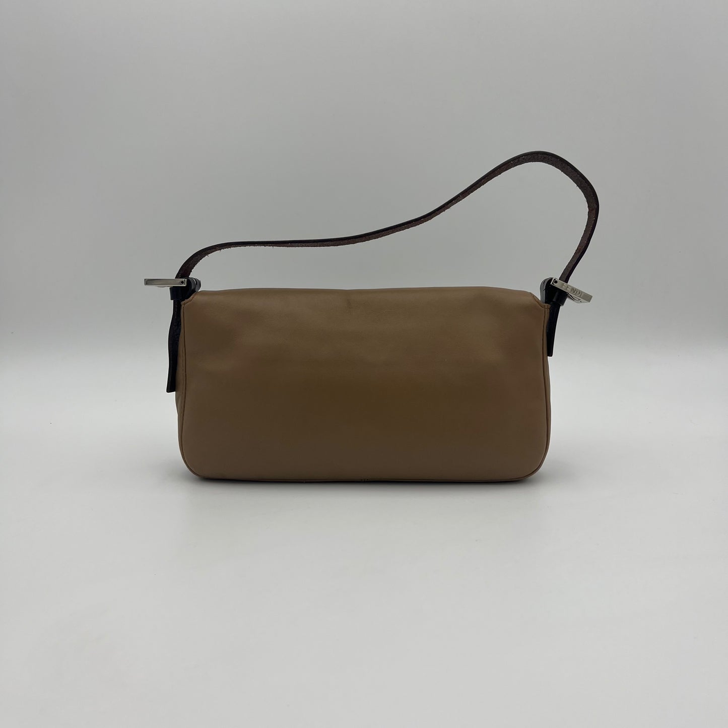 Fendi Brown Leather Baguette