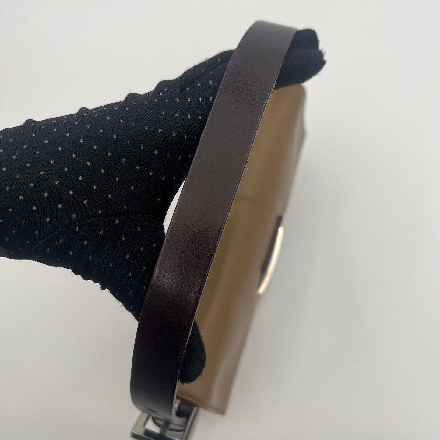 Fendi Brown Leather Baguette