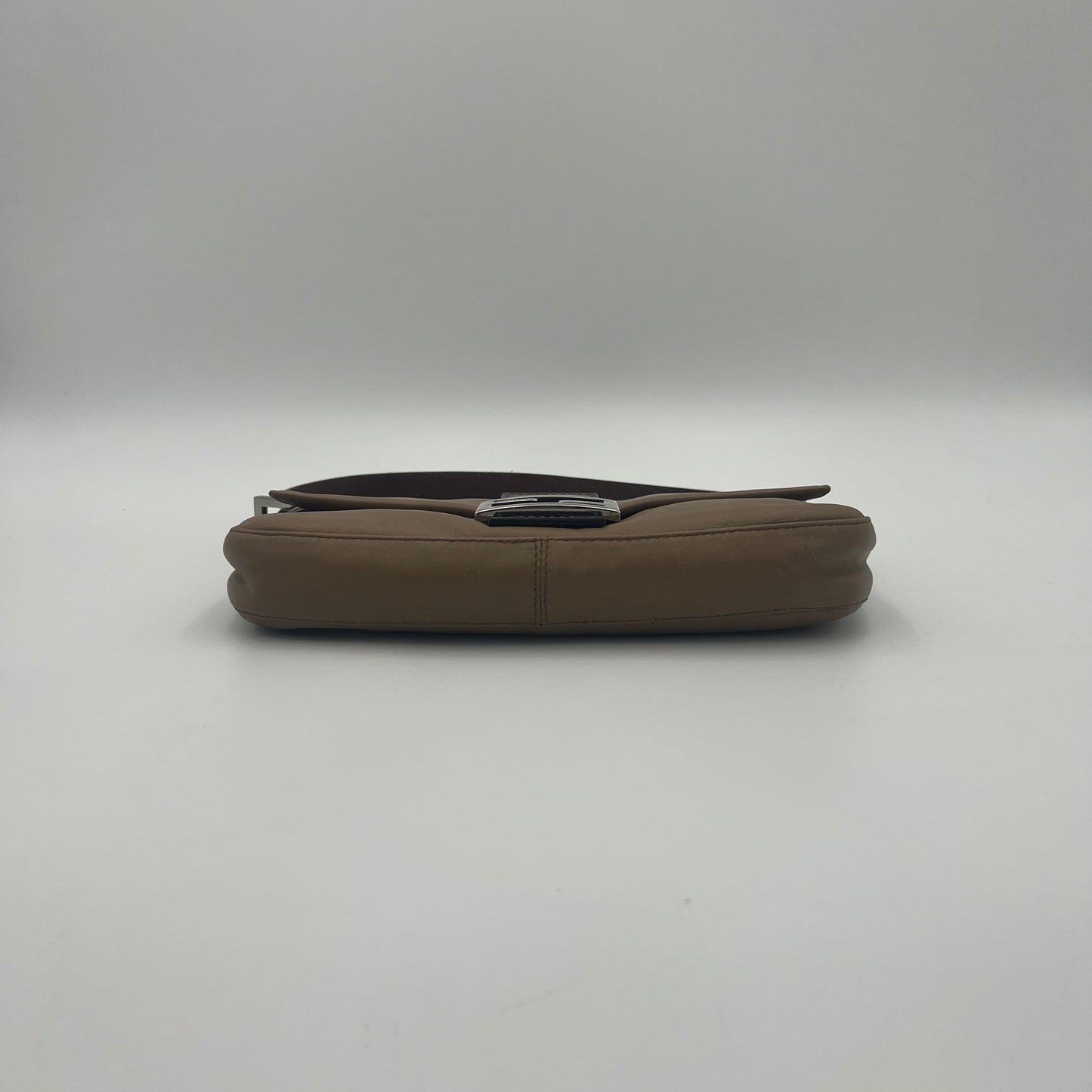 Fendi Brown Leather Baguette
