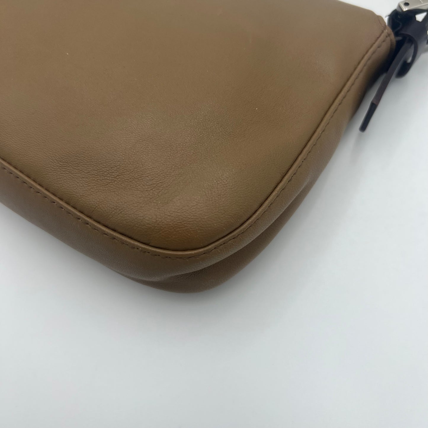 Fendi Brown Leather Baguette