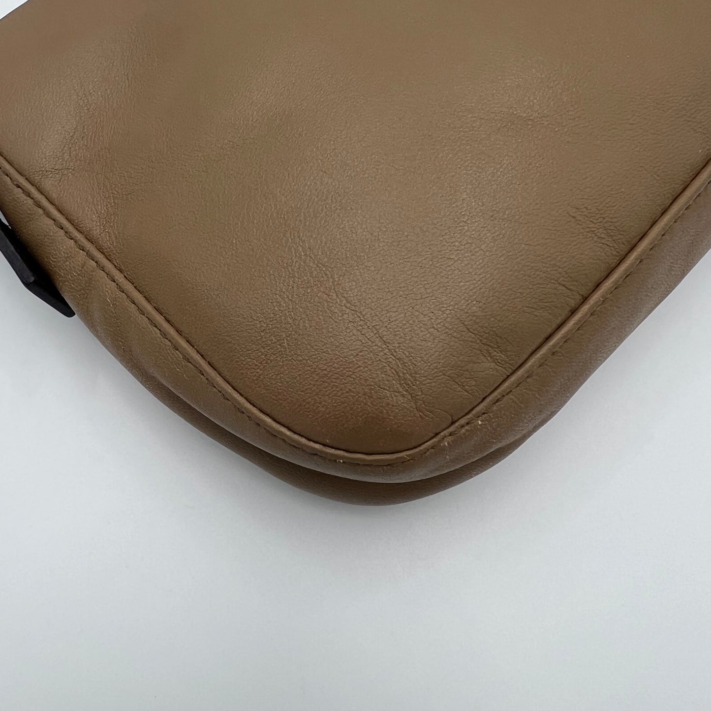 Fendi Brown Leather Baguette