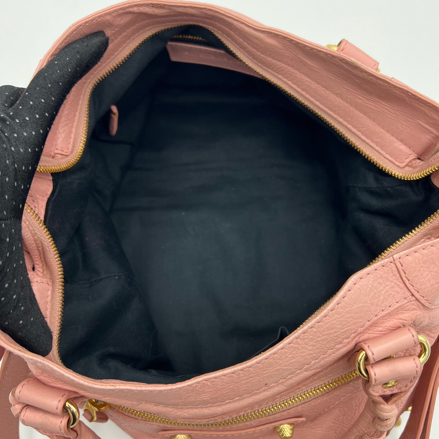 Balenciaga Pink Leather Giant 12 Velo Bag