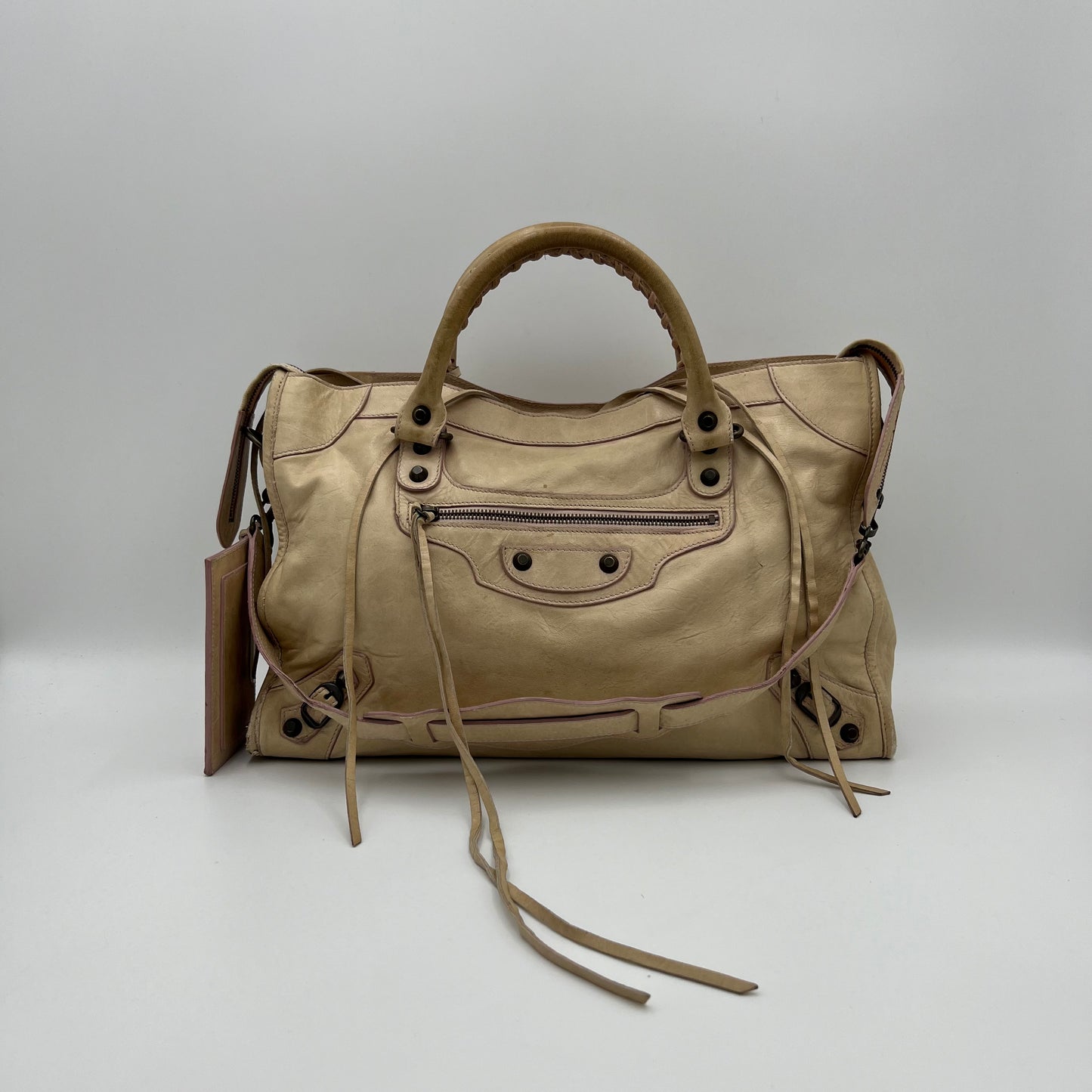 Balenciaga Beige Classic City Handbag
