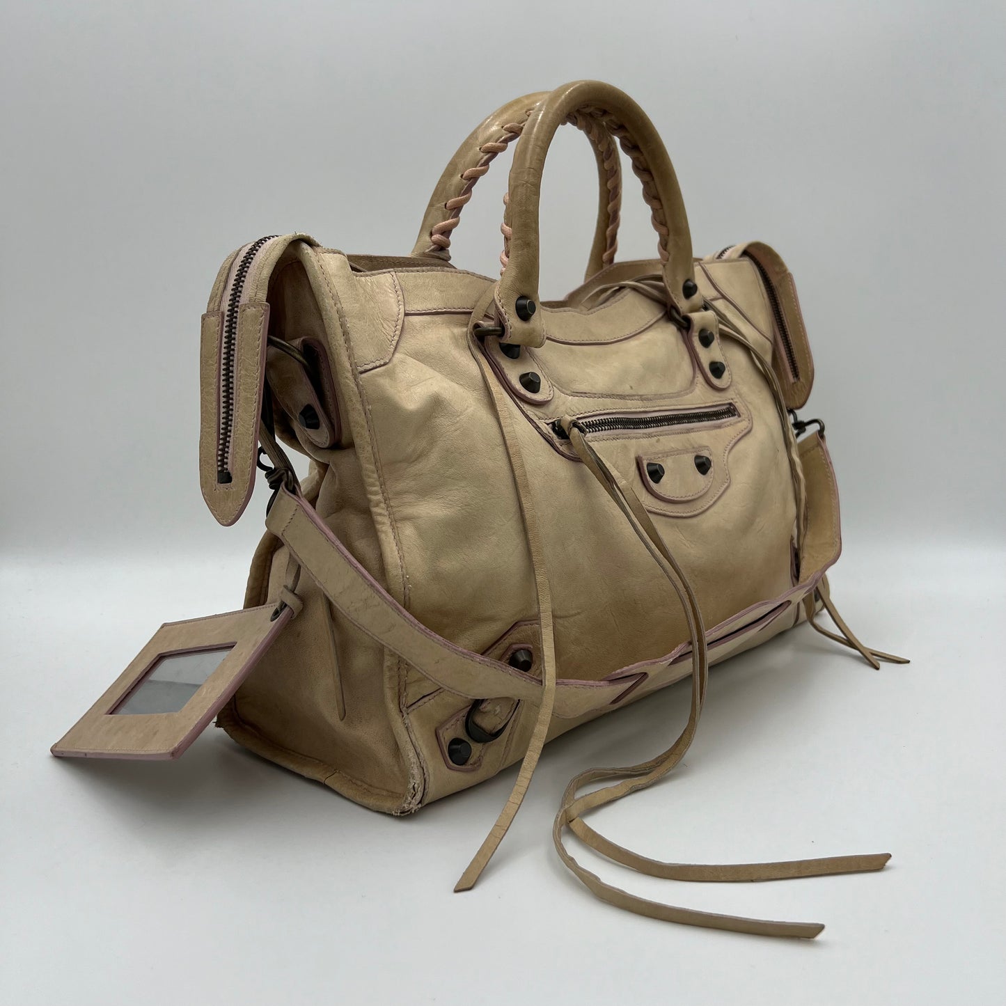 Balenciaga Beige Classic City Handbag