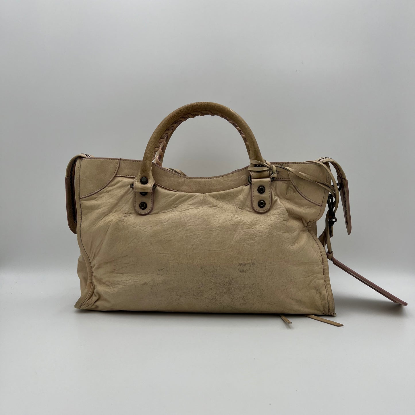 Balenciaga Beige Classic City Handbag