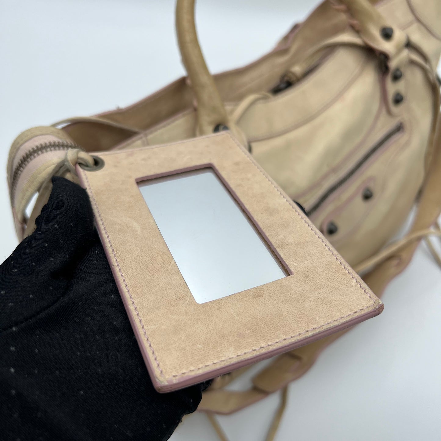 Balenciaga Beige Classic City Handbag