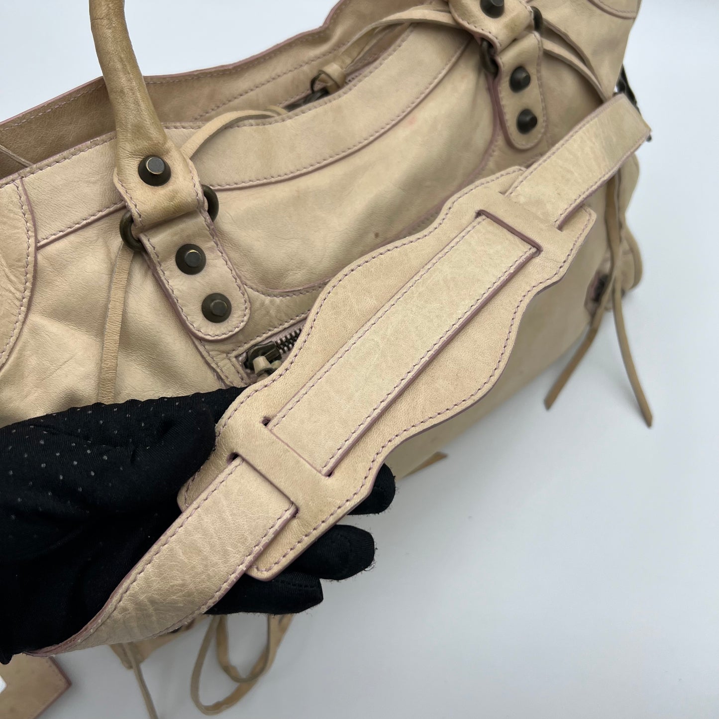 Balenciaga Beige Classic City Handbag
