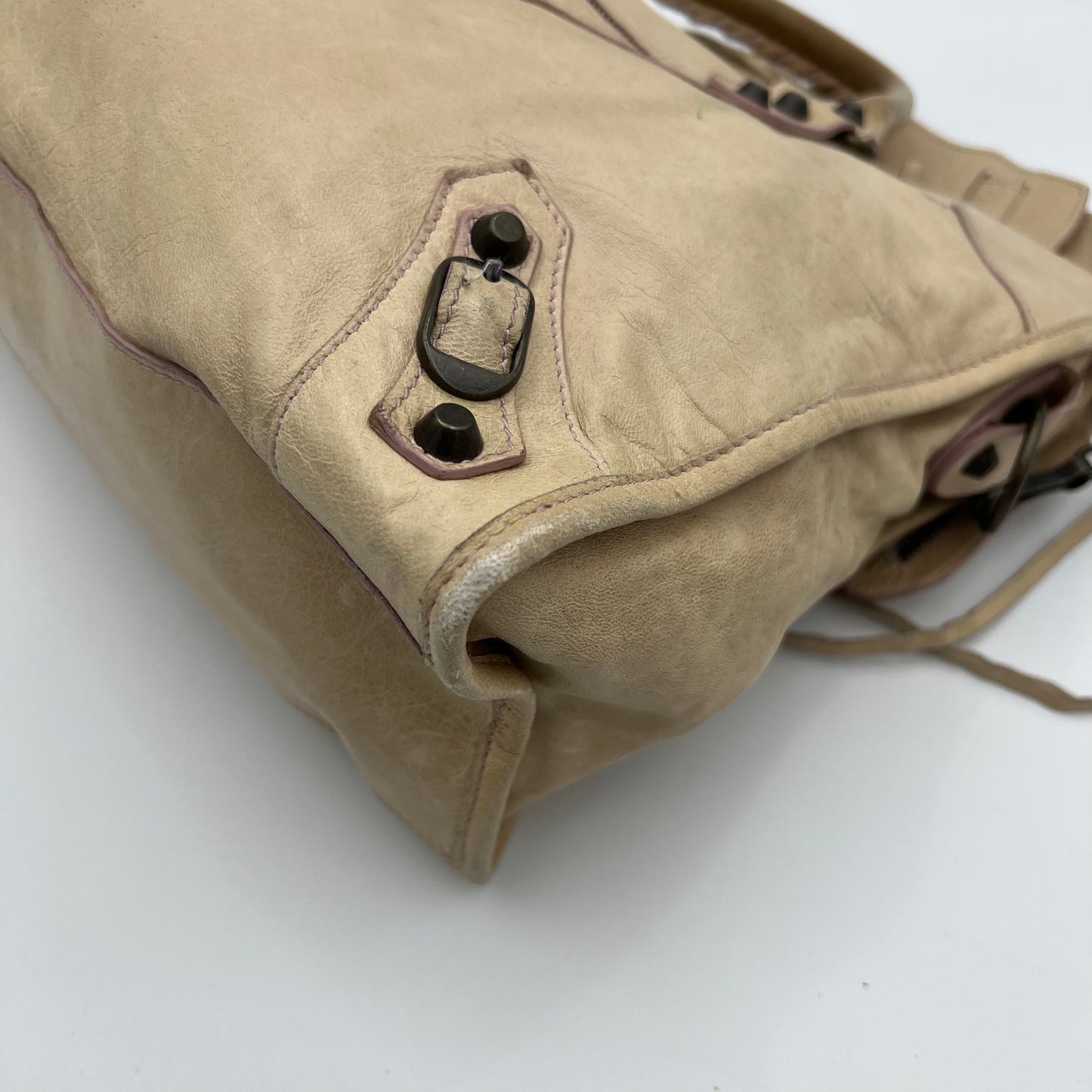 Balenciaga Beige Classic City Handbag